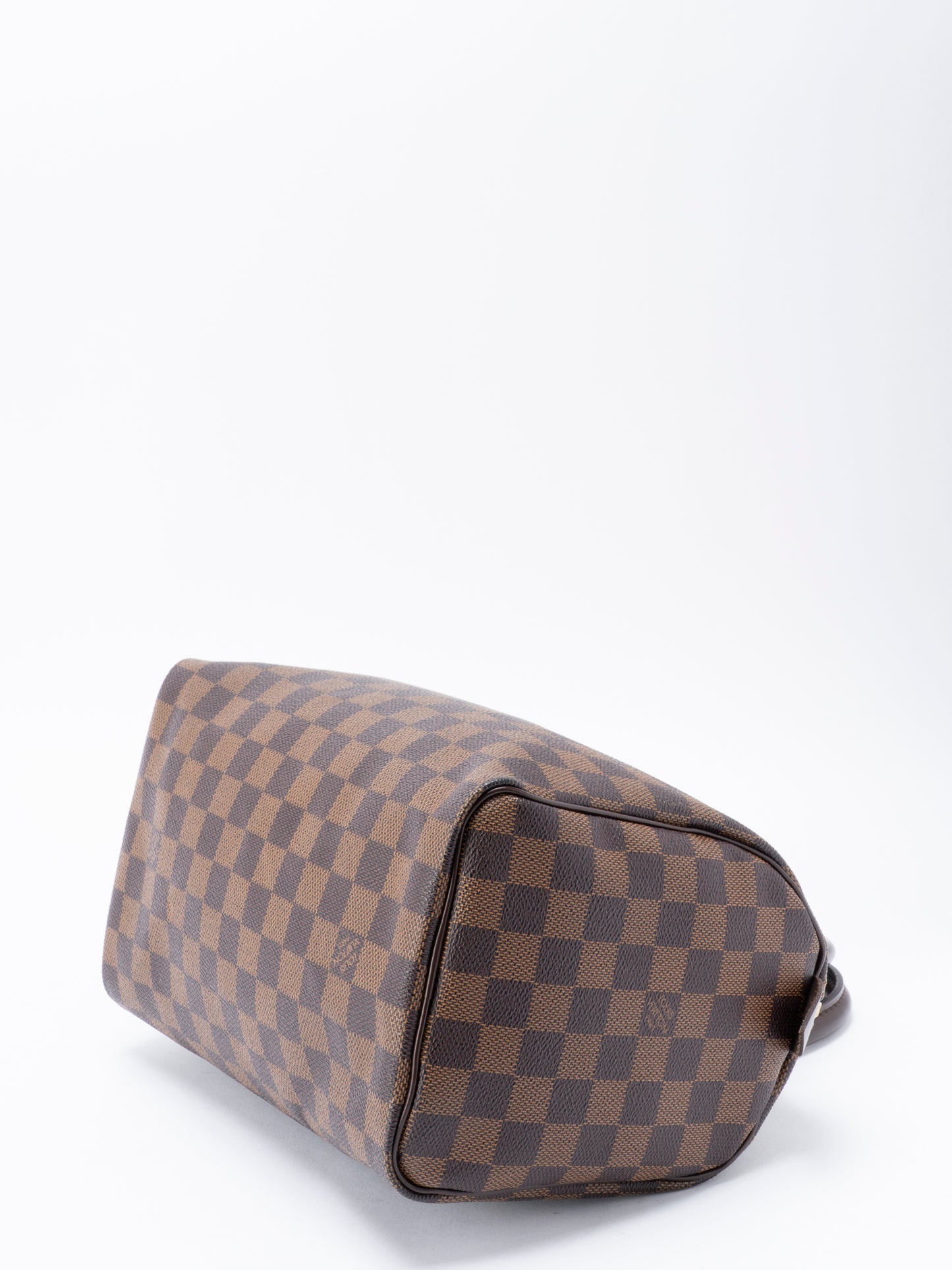 ルイ・ヴィトン N41365 スピーディ25  ハンドバッグ  ダミエキャンバス ブラウン ゴールド金具