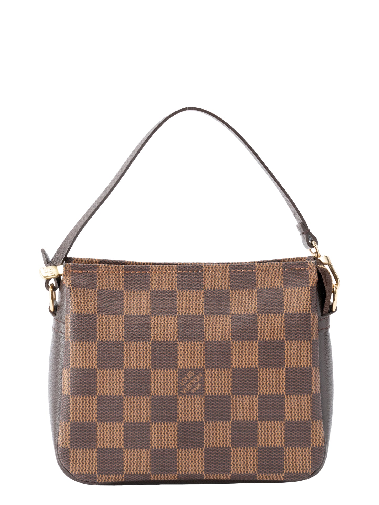 ルイ・ヴィトン N51982 トゥルース メイクアップ アクセサリーポーチ ダミエキャンバス ブラウン ゴールド金具