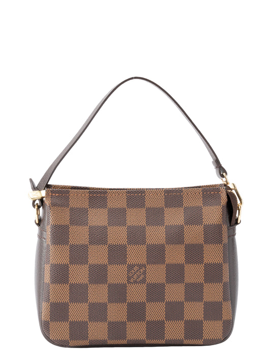 ルイ・ヴィトン N51982 トゥルース メイクアップ アクセサリーポーチ ダミエキャンバス ブラウン ゴールド金具