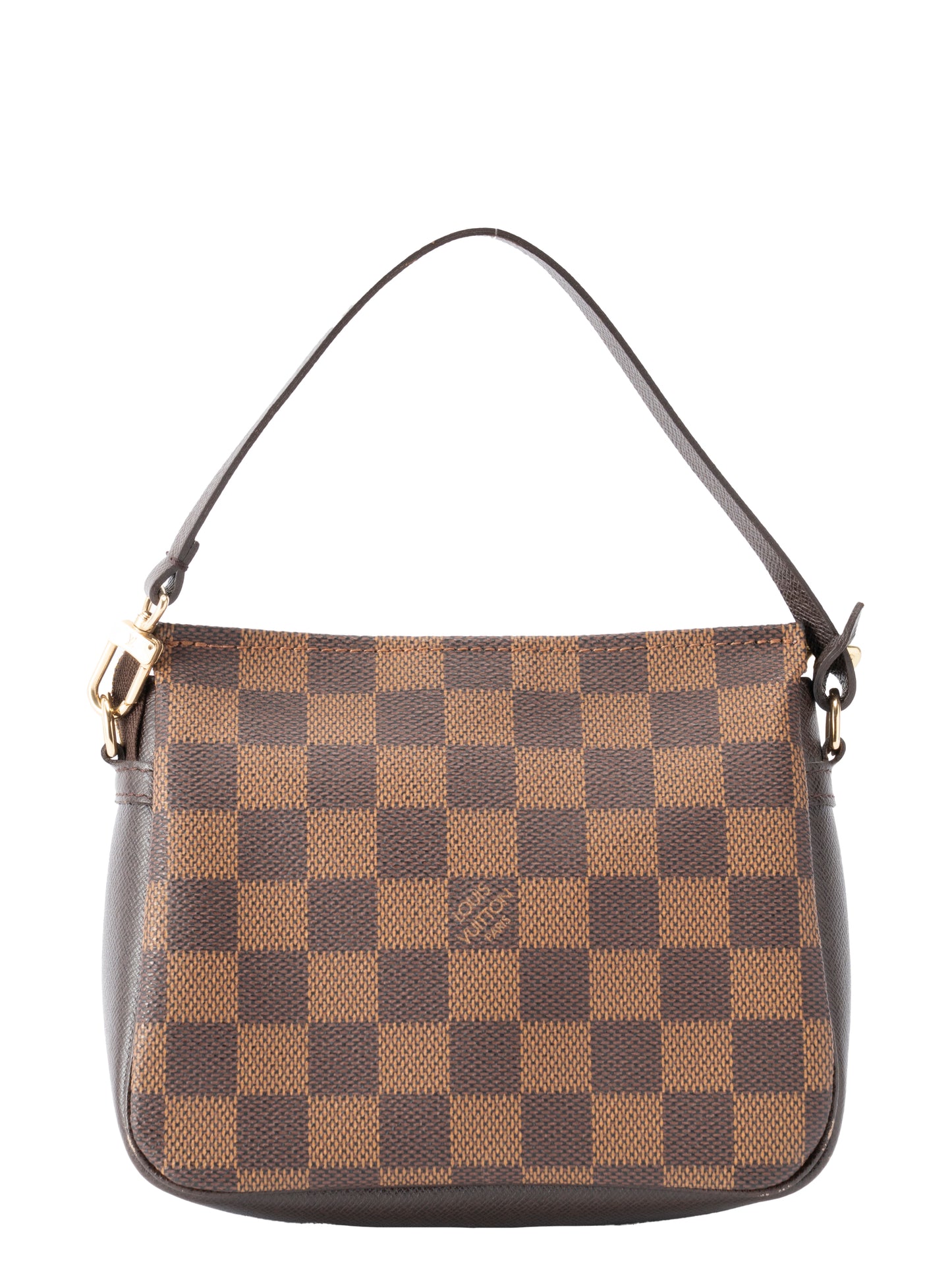 ルイ・ヴィトン N51982 トゥルース メイクアップ アクセサリーポーチ ダミエキャンバス ブラウン ゴールド金具