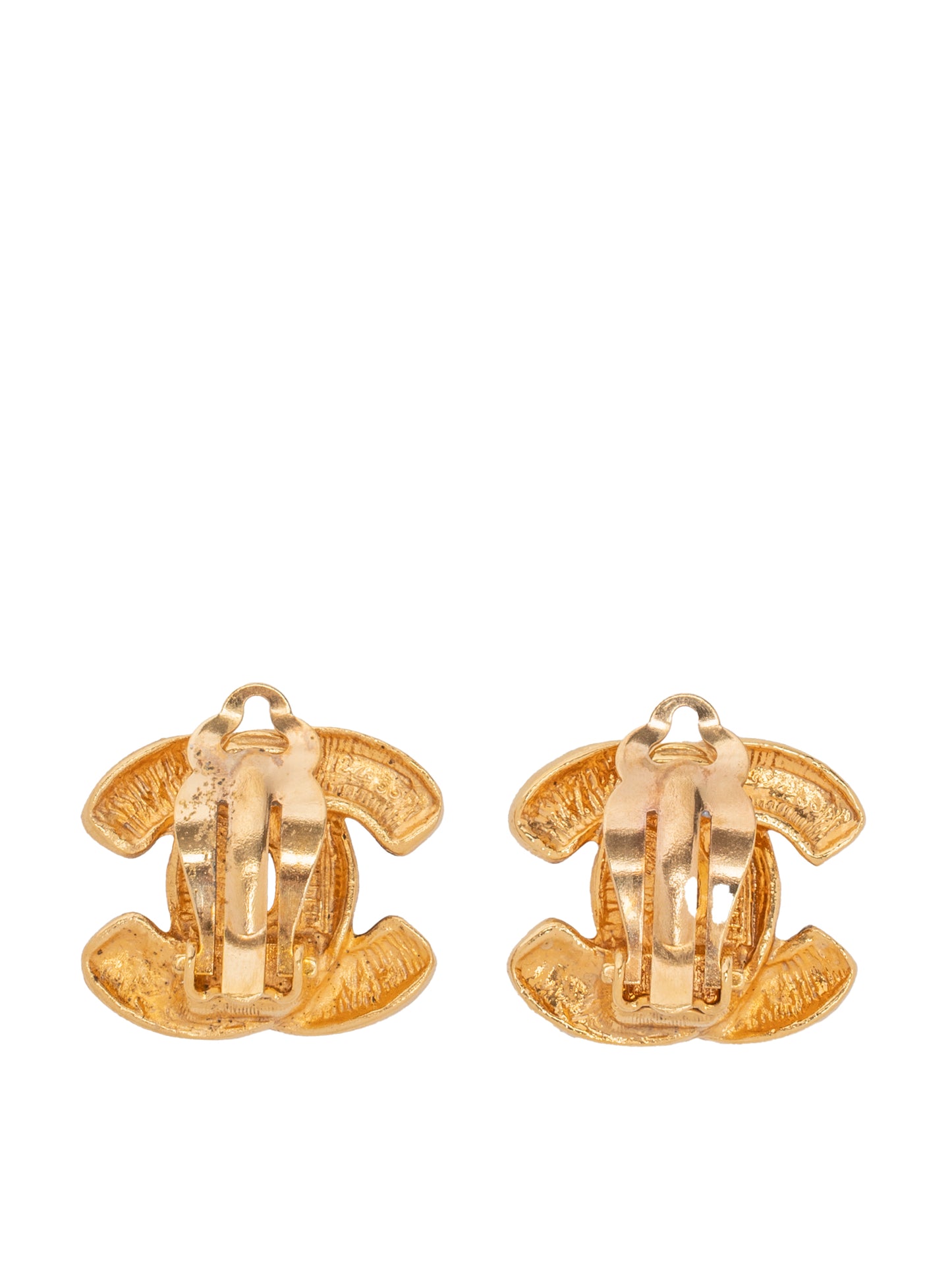 シャネル マトラッセ ココマーク イヤリング 金メッキ ゴールド