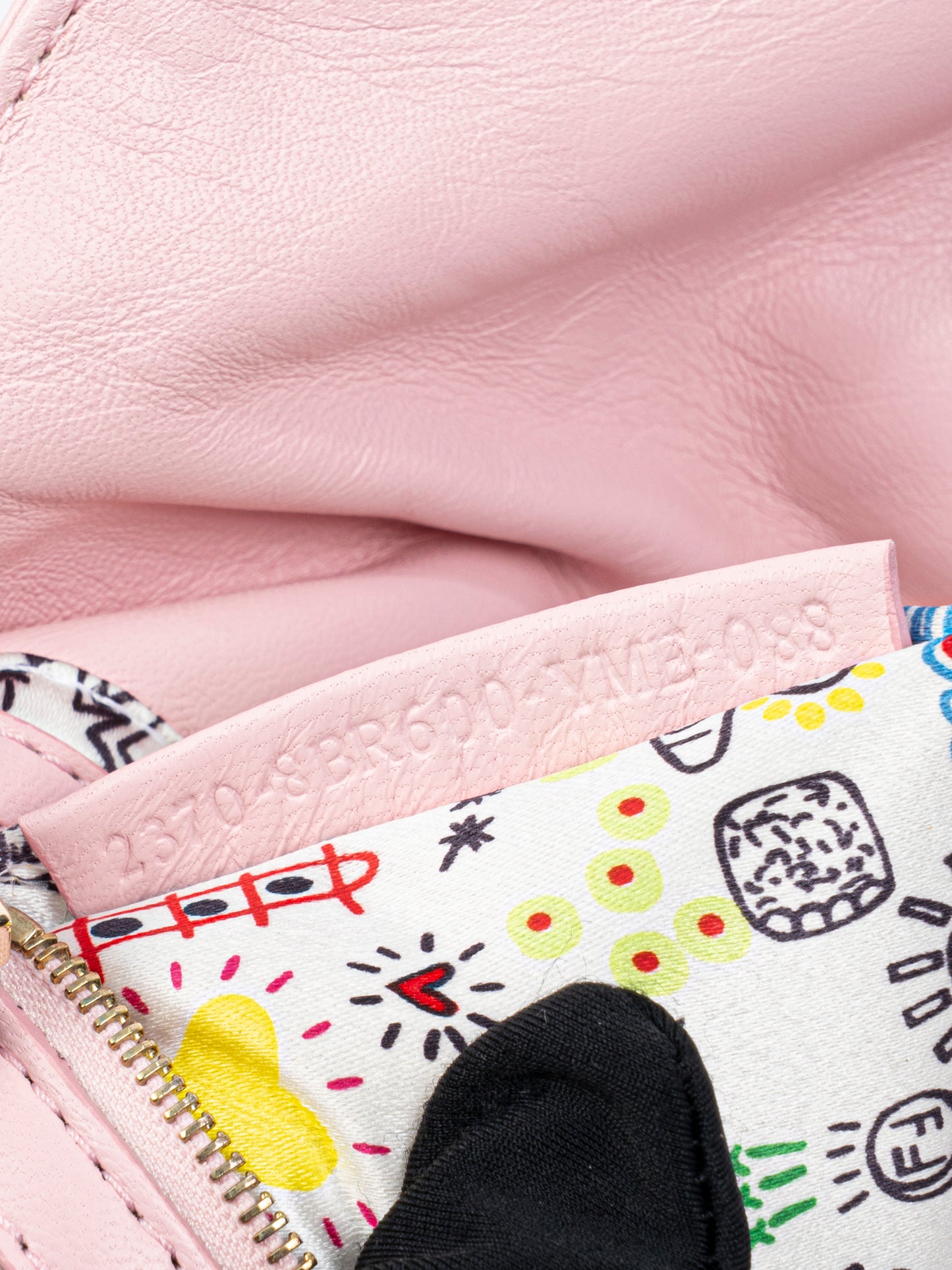 フェンディ マンマバケット ショルダーバッグ レザー ピンク ゴールド金具