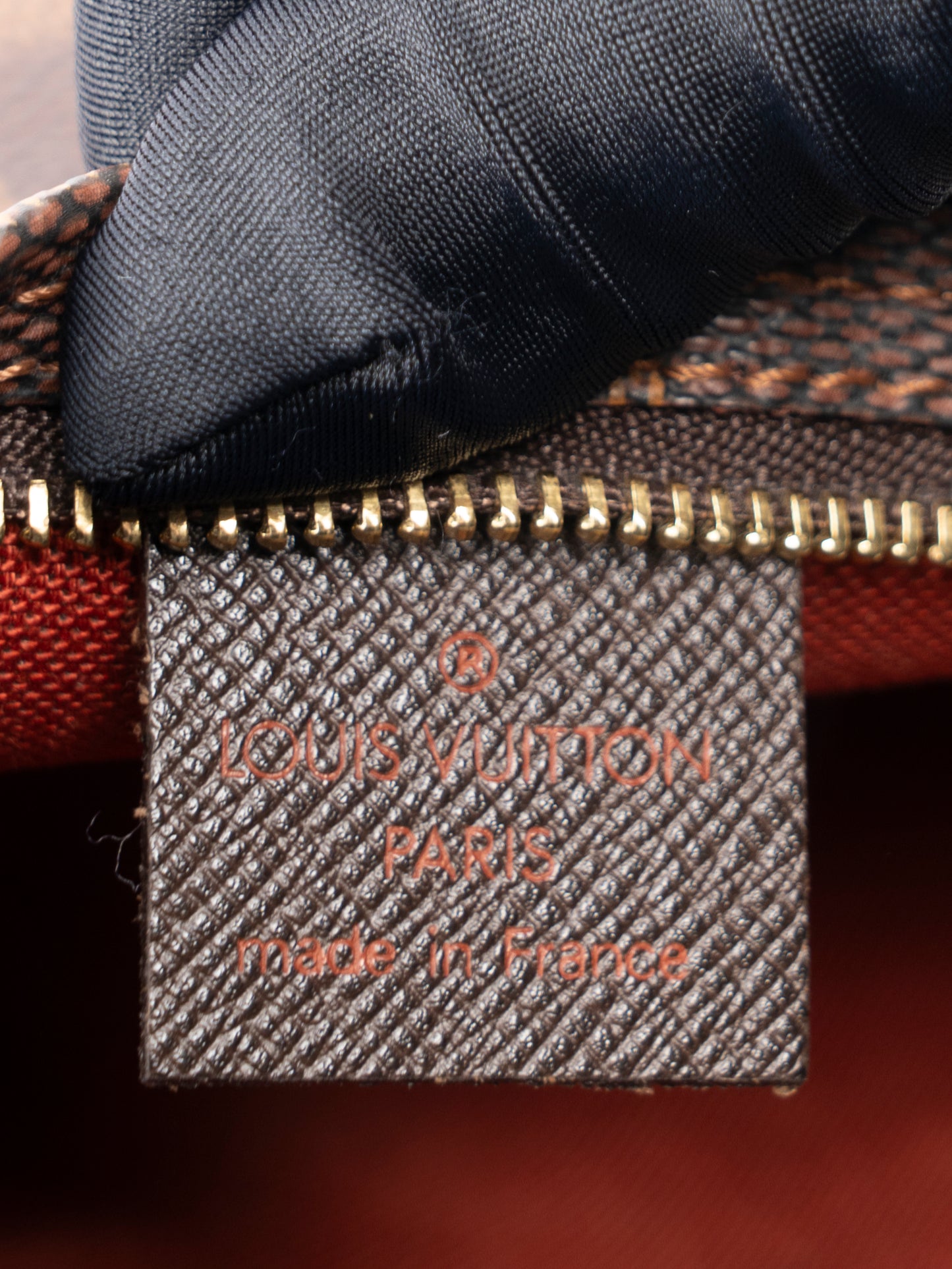 ルイ・ヴィトン N51982 トゥルース メイクアップ アクセサリーポーチ ダミエキャンバス ブラウン ゴールド金具