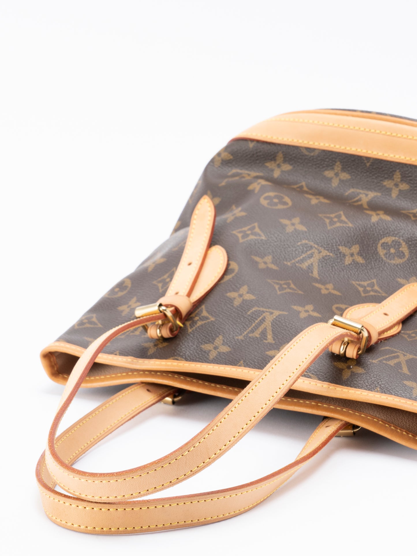 ルイ・ヴィトン M42238 バケットPM トートバッグ モノグラムキャンバス ブラウン ゴールド金具