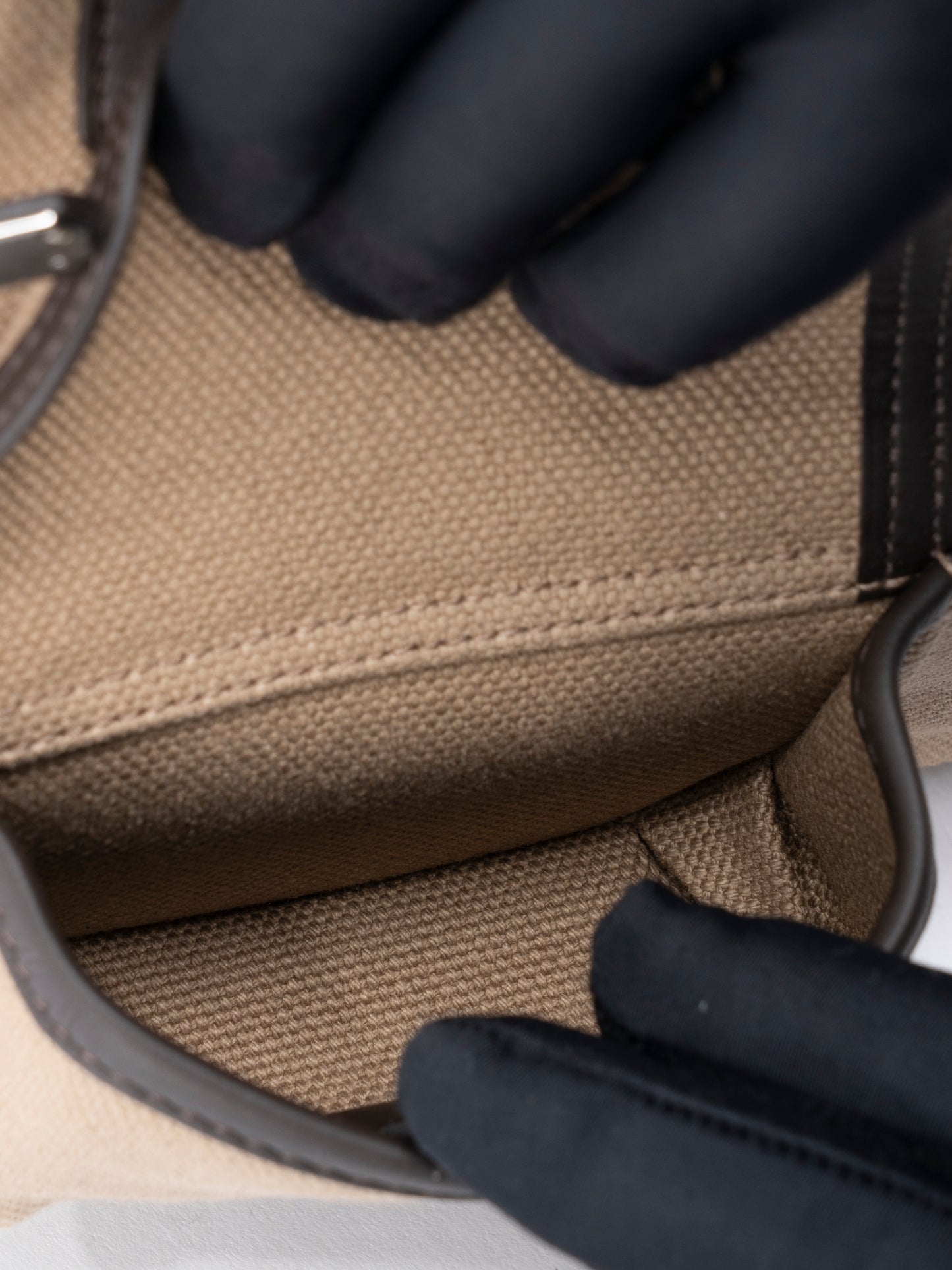 エルメス バーキン25 カーゴ ハンドバッグ トワルゴエラン×スイフト K刻:2025年 ムース×エコルセ  シルバー金具 新品