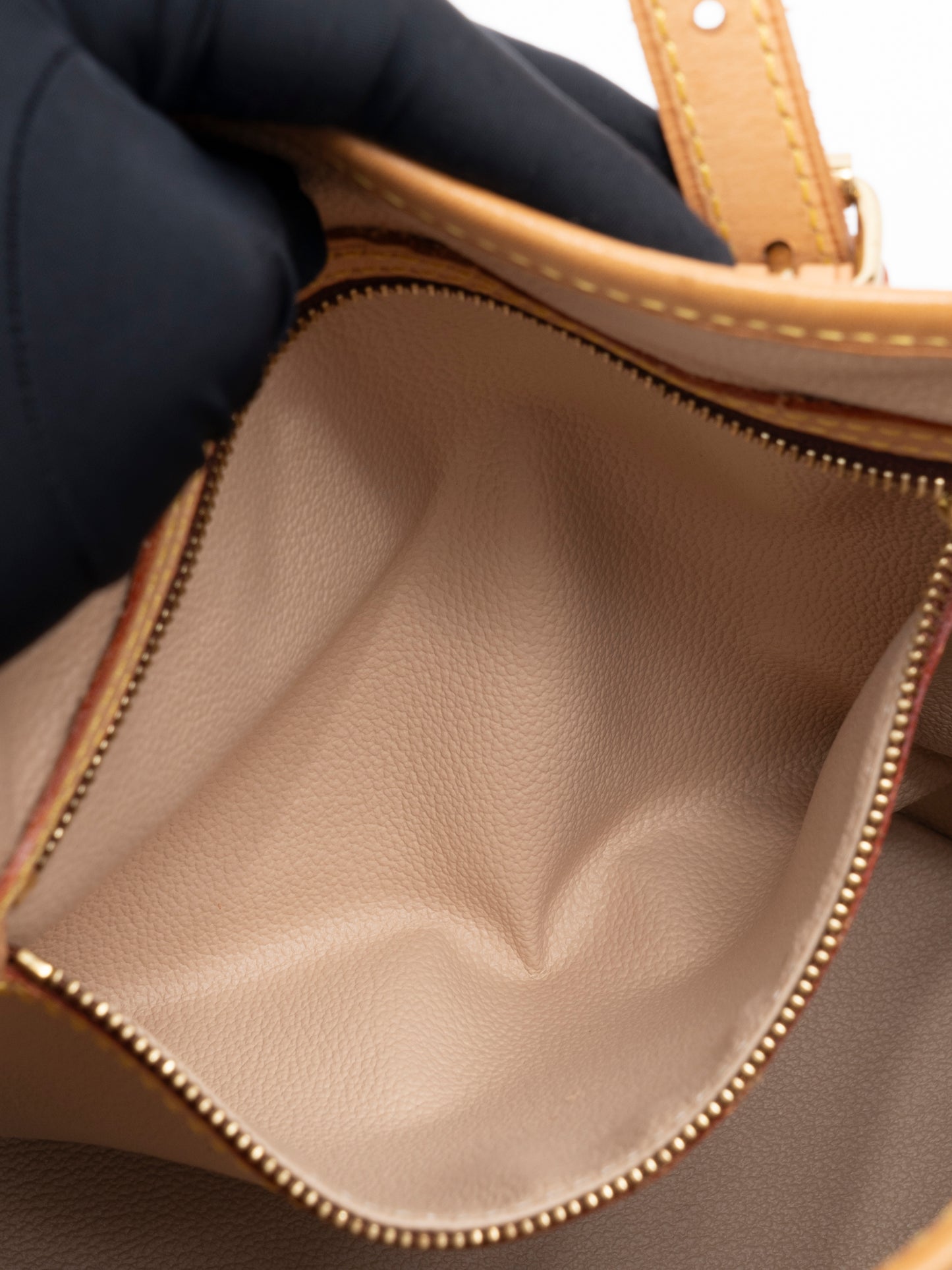 ルイ・ヴィトン M42238 バケットPM トートバッグ モノグラムキャンバス ブラウン ゴールド金具