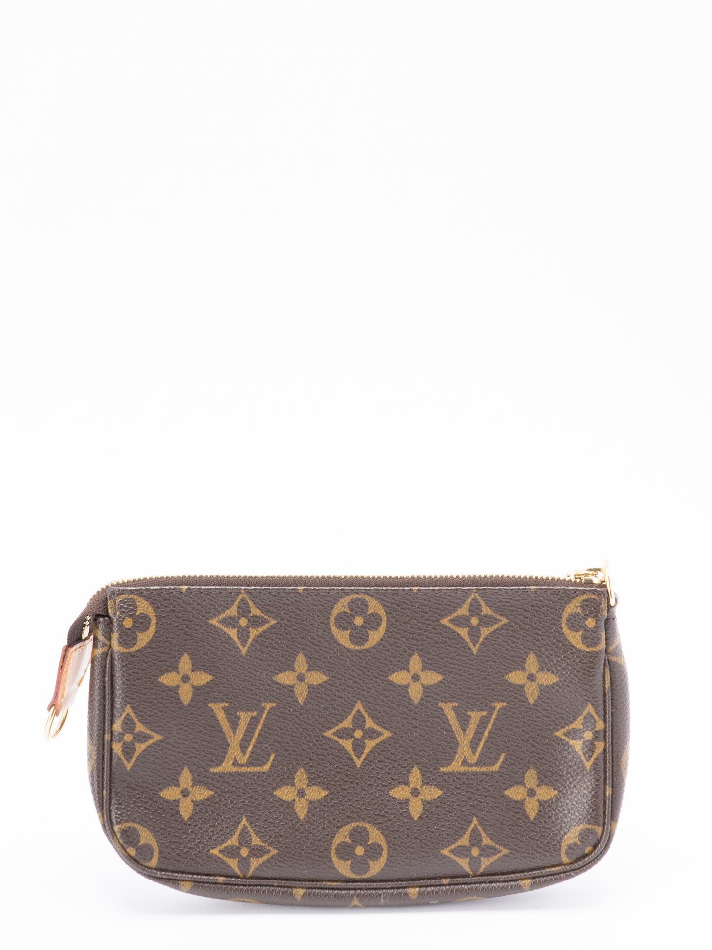 ルイ・ヴィトン M42238 バケットPM トートバッグ モノグラムキャンバス ブラウン ゴールド金具