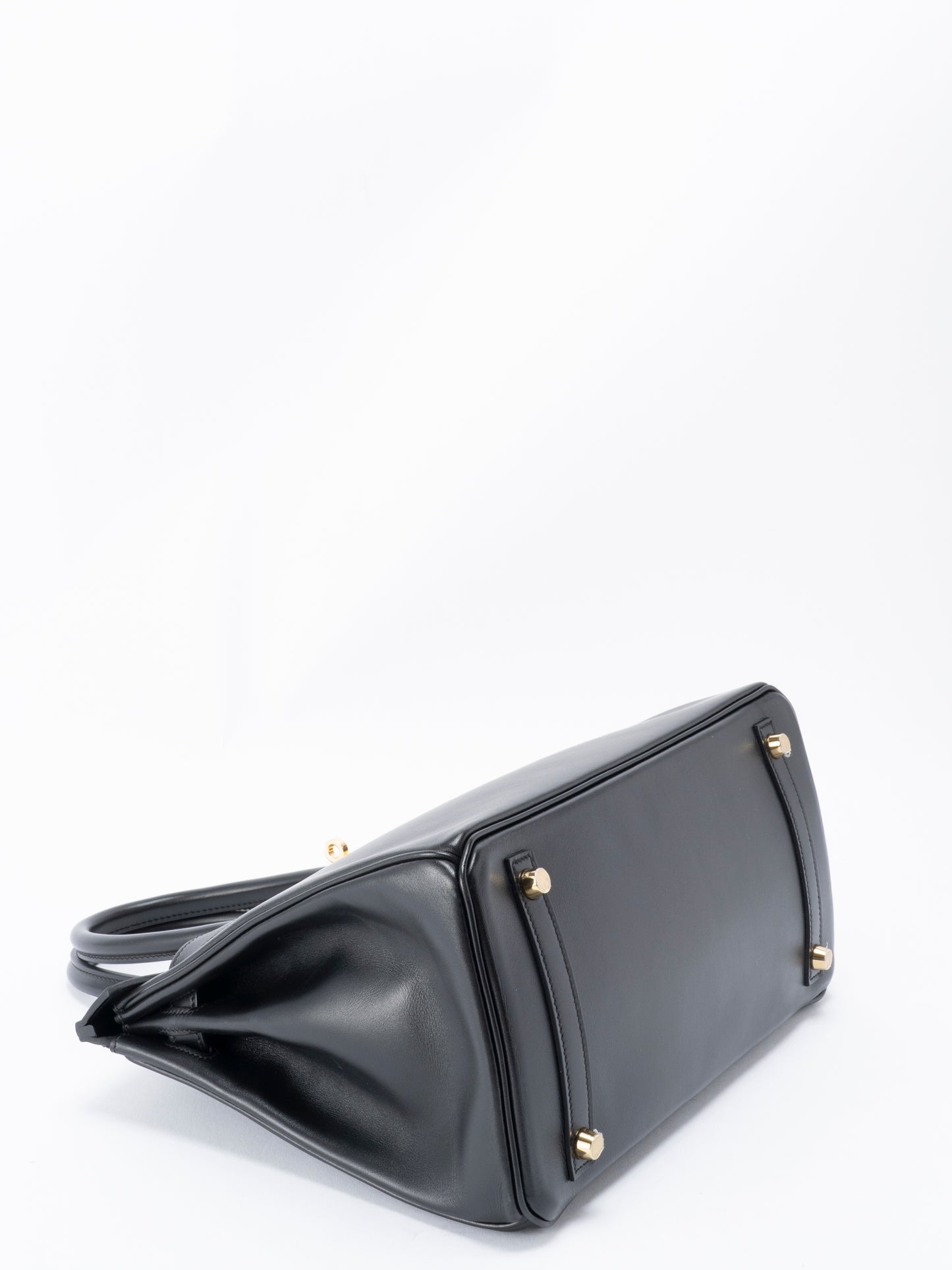 エルメス バーキン30 ハンドバッグ Y刻:2020年 ボックスカーフ ブラック ゴールド金具