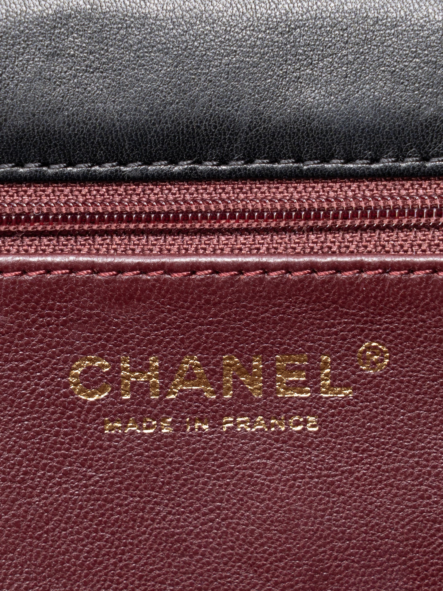 シャネル マトラッセ ターンロック シングルフラップ チェーンショルダーバッグ ラムスキン ブラック ゴールド金具