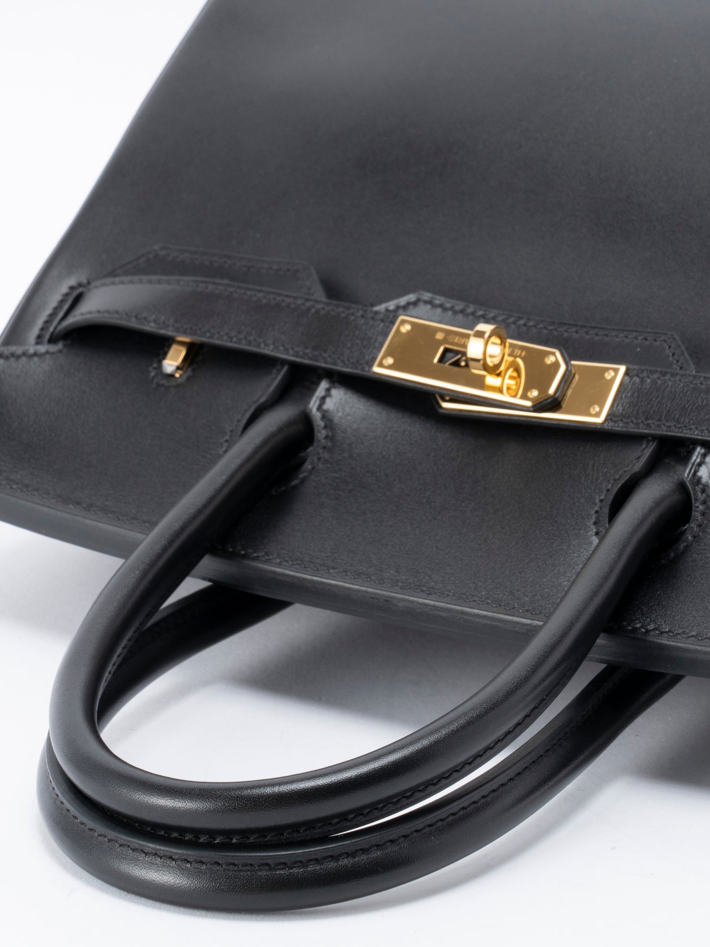 エルメス バーキン30 ハンドバッグ Y刻:2020年 ボックスカーフ ブラック ゴールド金具