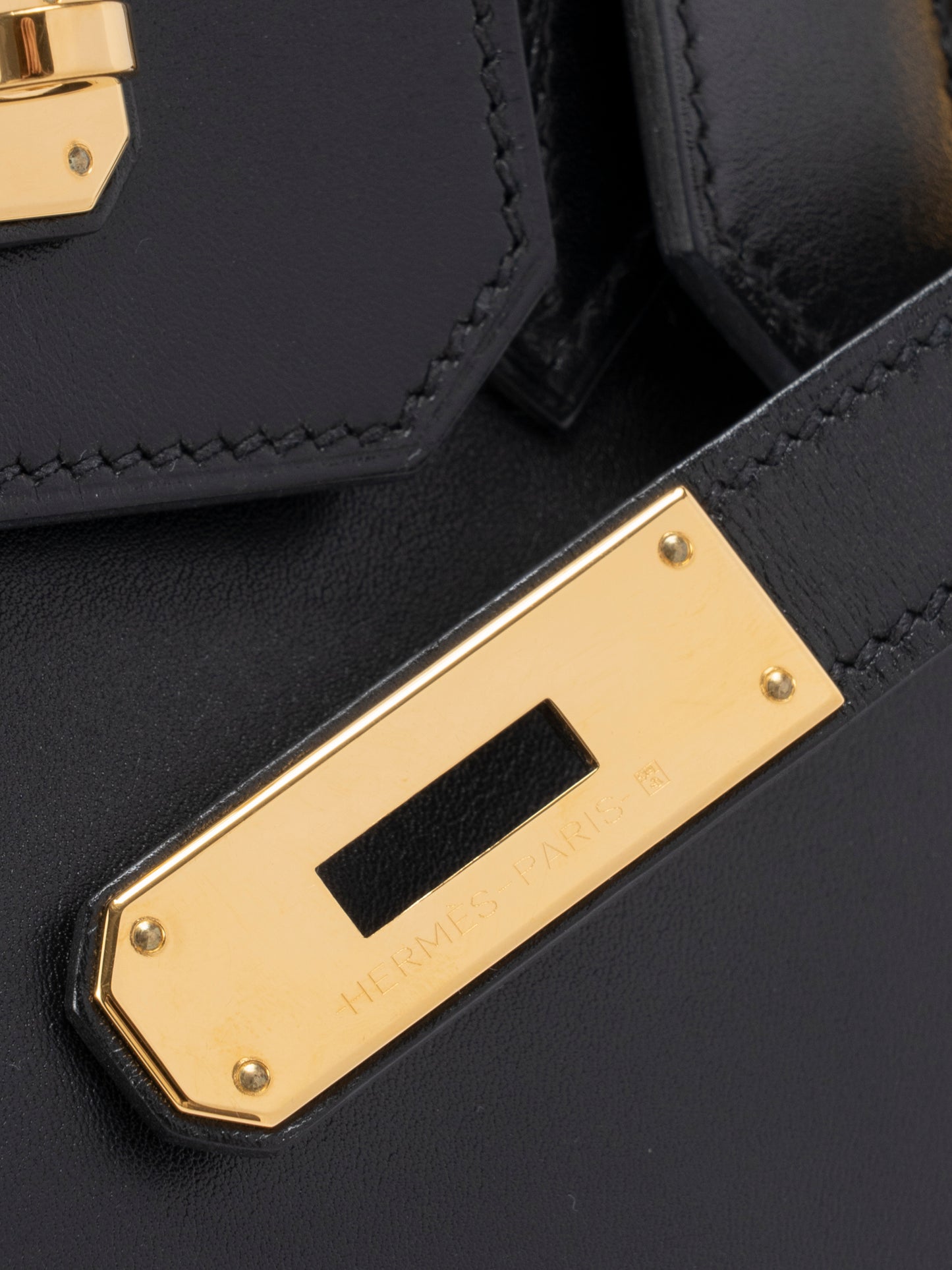 エルメス バーキン30 ハンドバッグ Y刻:2020年 ボックスカーフ ブラック ゴールド金具