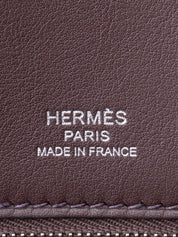 Hermès Shadow Birkin 25 Z-Stamp: 2021 Handbag Swift Rouge Sellier 0G Silver Hardware Unused