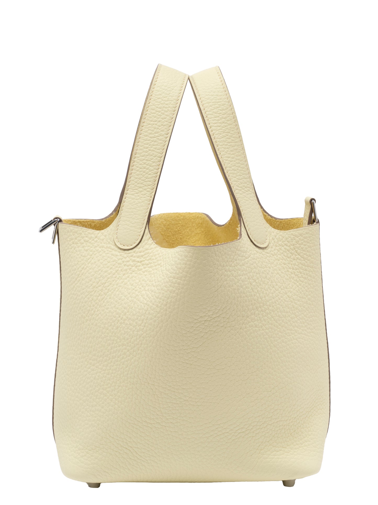 エルメス ピコタンロックPM ハンドバッグ K刻:2025年 トリヨンクレマンス ジョーヌミルトン シルバー金具 未使用