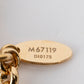 ルイ・ヴィトン M67119 フルール・ド バッグチャーム モノグラム 金メッキ ゴールド
