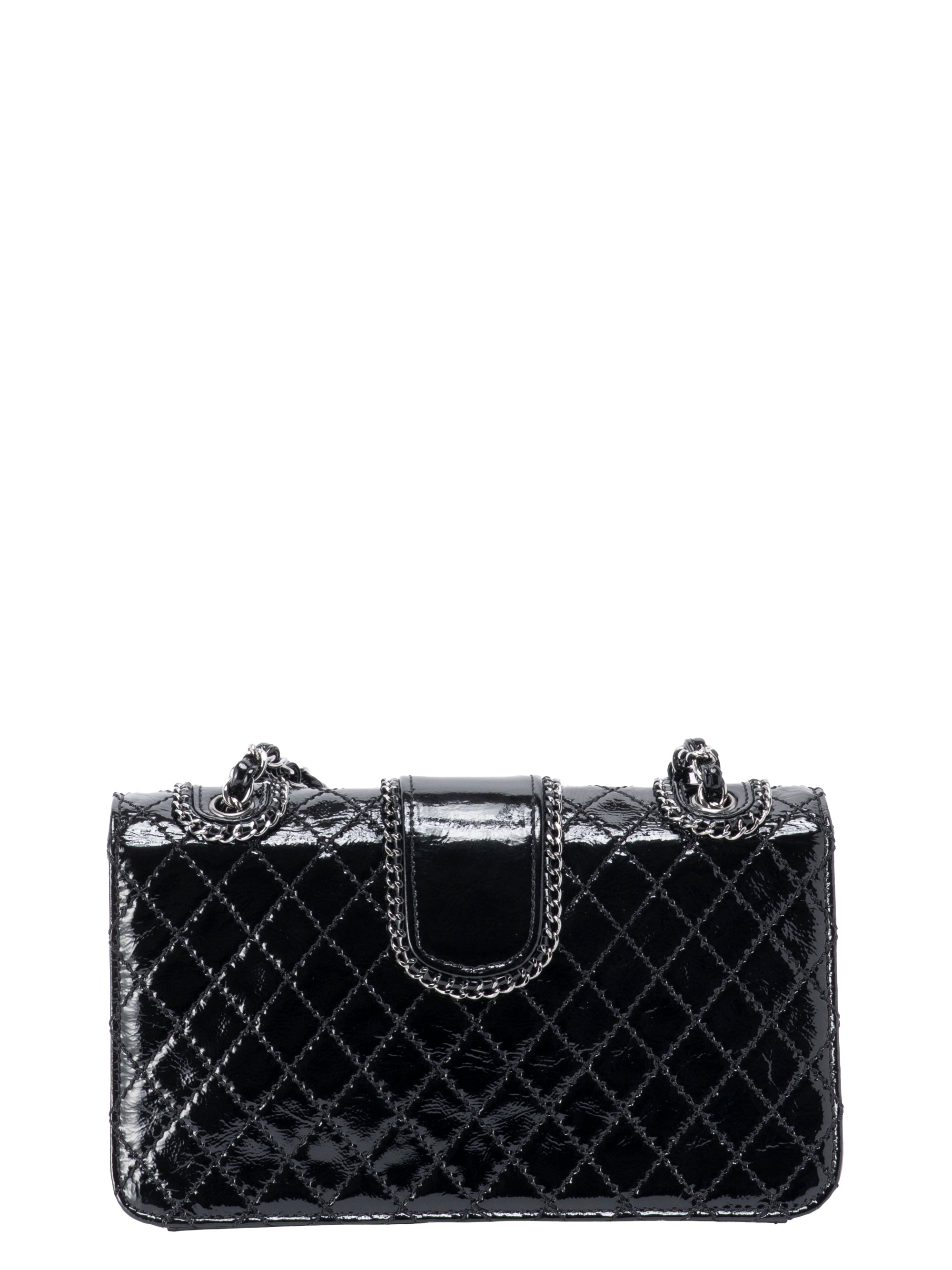ヴィンテージ　CHANEL パーティーバッグ　エナメル　ブラック CHANEL – Paradise vintage