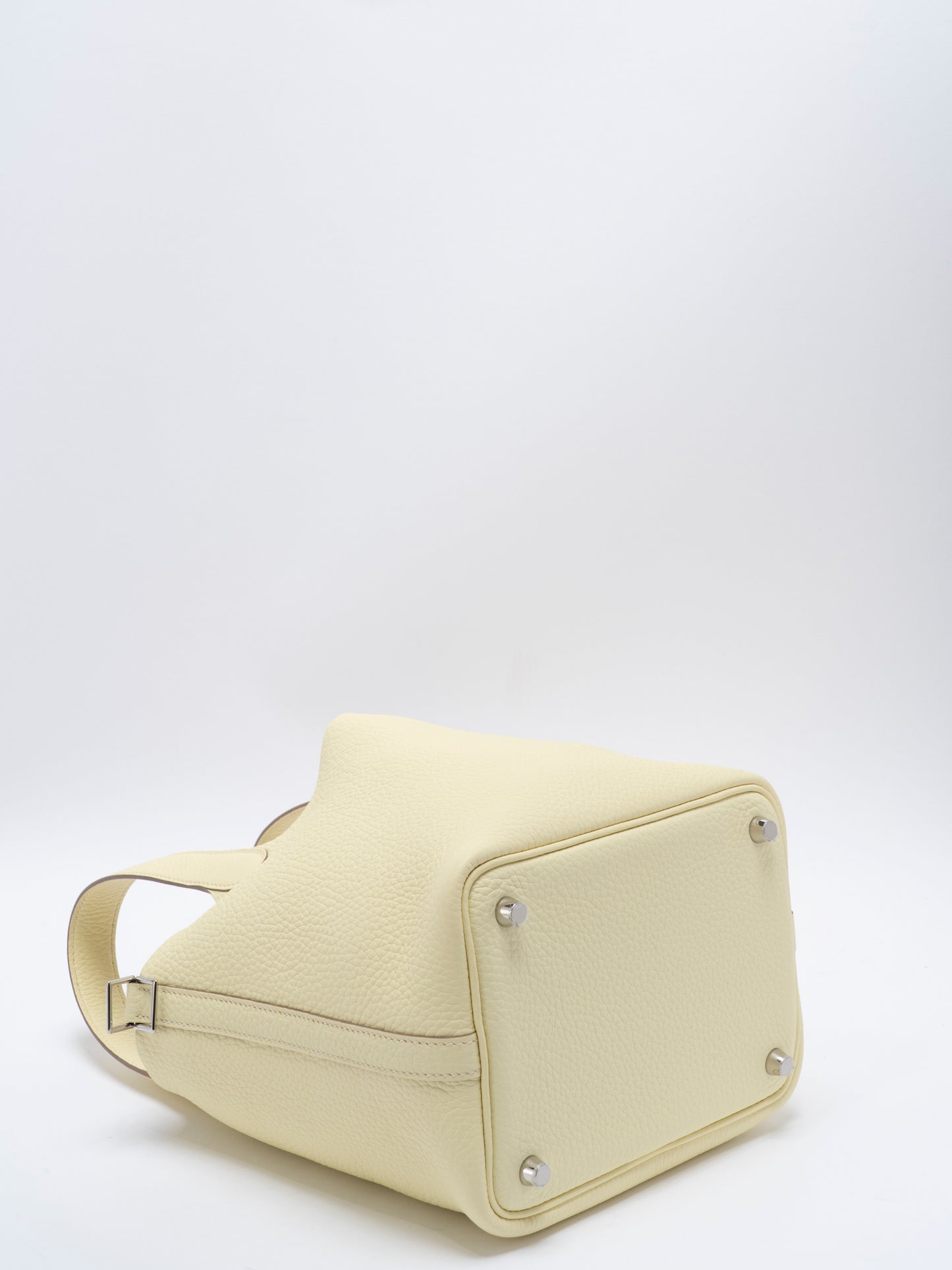 エルメス ピコタンロックPM ハンドバッグ K刻:2025年 トリヨンクレマンス ジョーヌミルトン シルバー金具 未使用