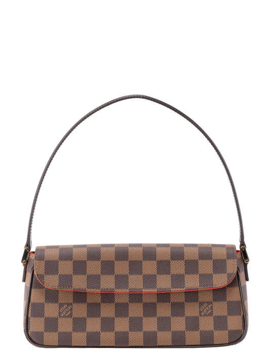 ルイ・ヴィトン N51299 レコレータ ショルダーバッグ ダミエキャンバス ブラウン ゴールド金具