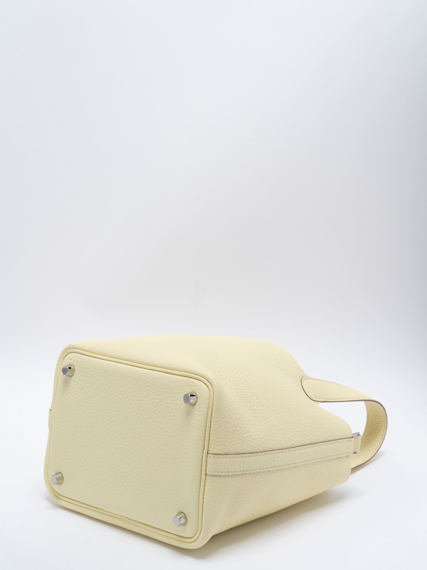 エルメス ピコタンロックPM ハンドバッグ K刻:2025年 トリヨンクレマンス ジョーヌミルトン シルバー金具 未使用