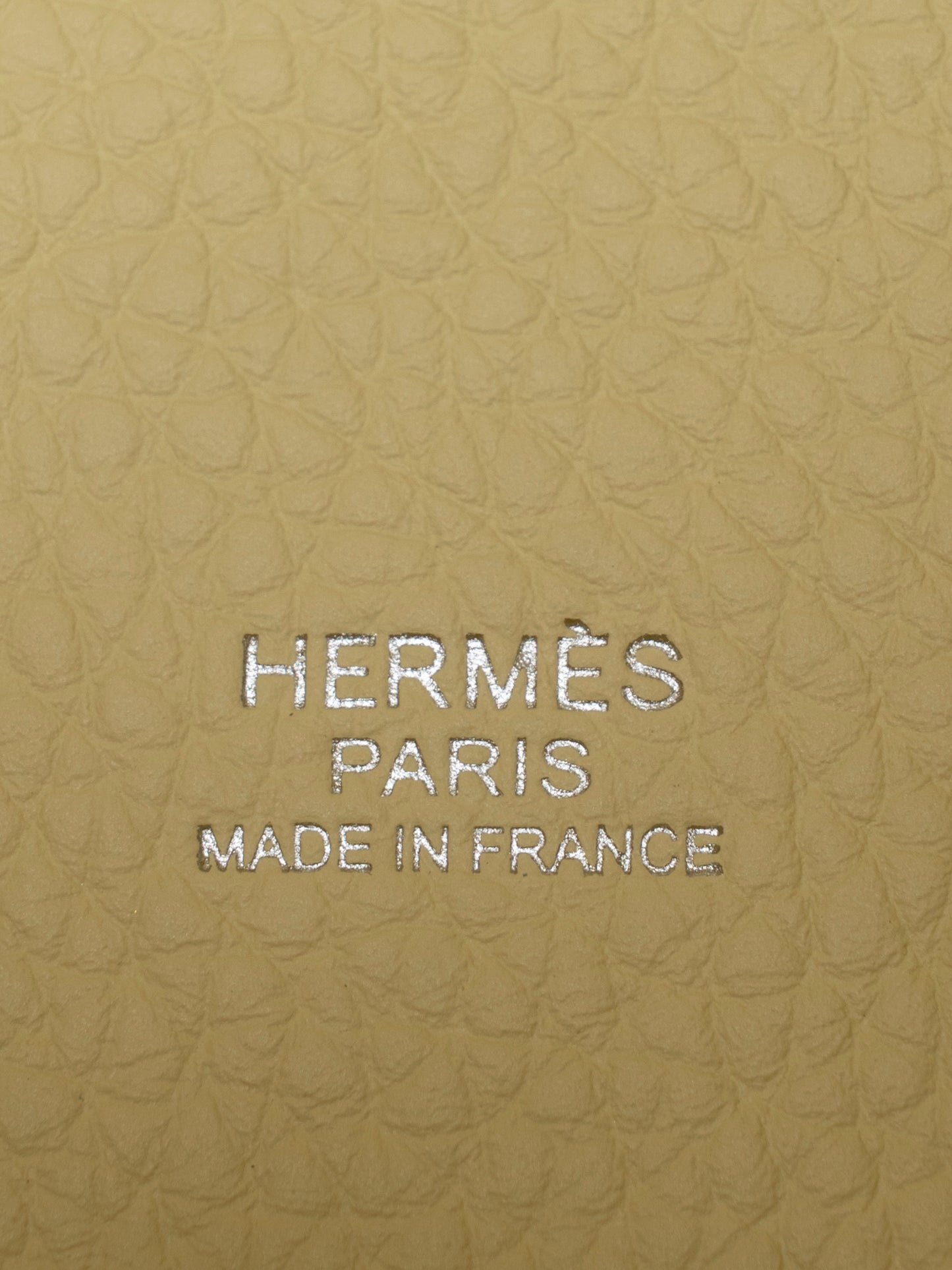 エルメス ピコタンロックPM ハンドバッグ K刻:2025年 トリヨンクレマンス ジョーヌミルトン シルバー金具 未使用