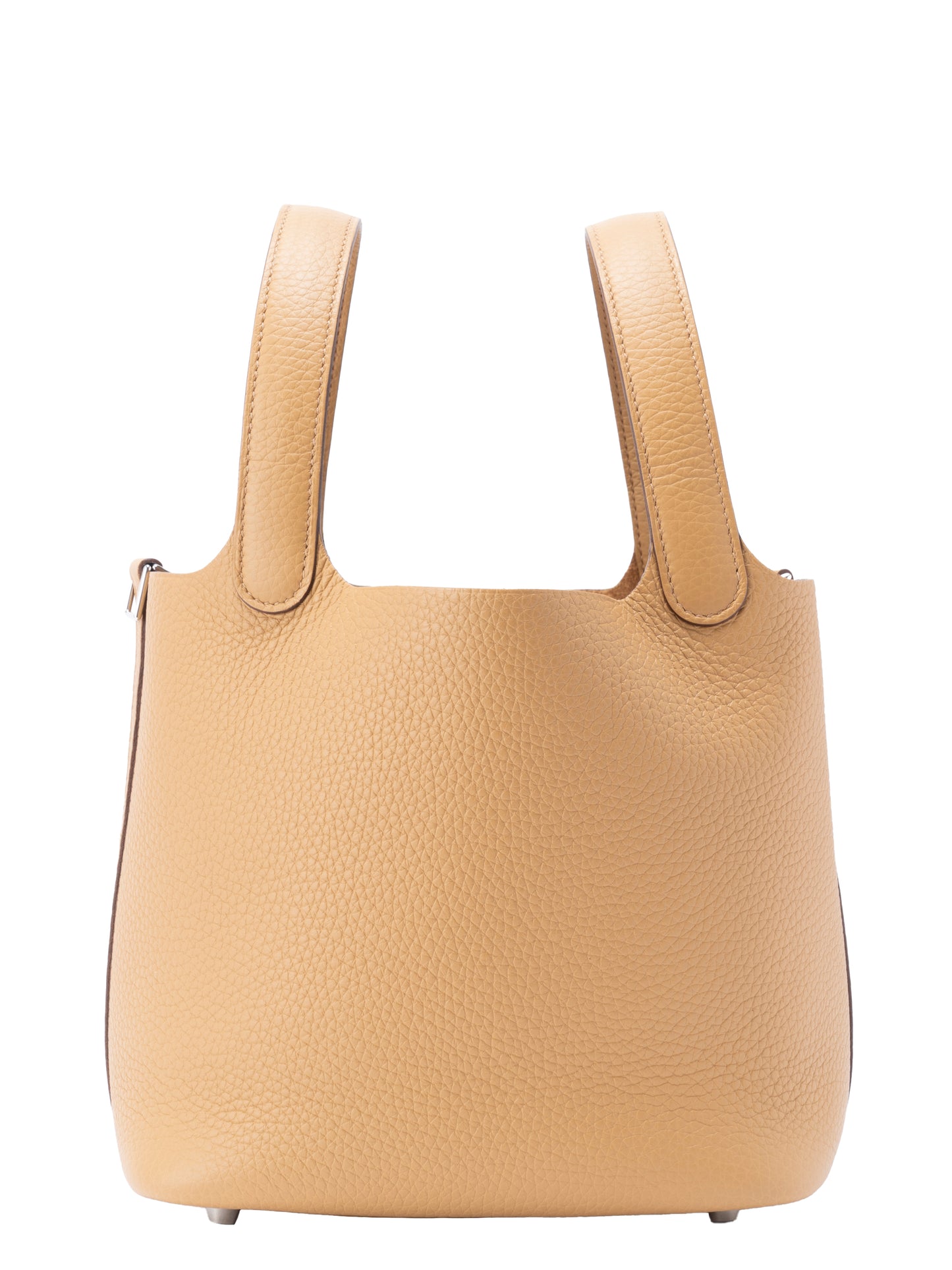 エルメス ピコタンロックPM ハンドバッグ K刻:2025年 トリヨンクレマンス ビスキュイ シルバー金具 新品