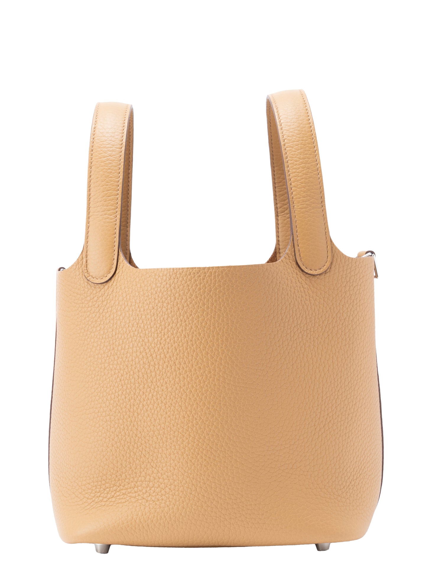 エルメス ピコタンロックPM ハンドバッグ K刻:2025年 トリヨンクレマンス ビスキュイ シルバー金具 新品