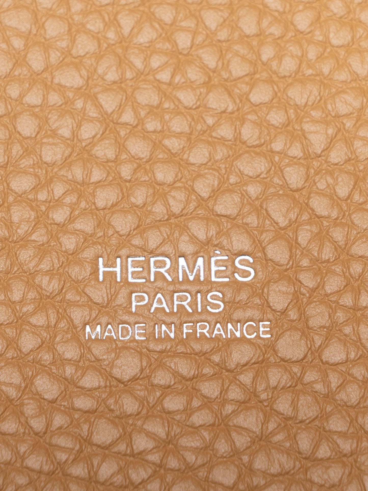 エルメス ピコタンロックPM ハンドバッグ K刻:2025年 トリヨンクレマンス ビスキュイ シルバー金具 新品