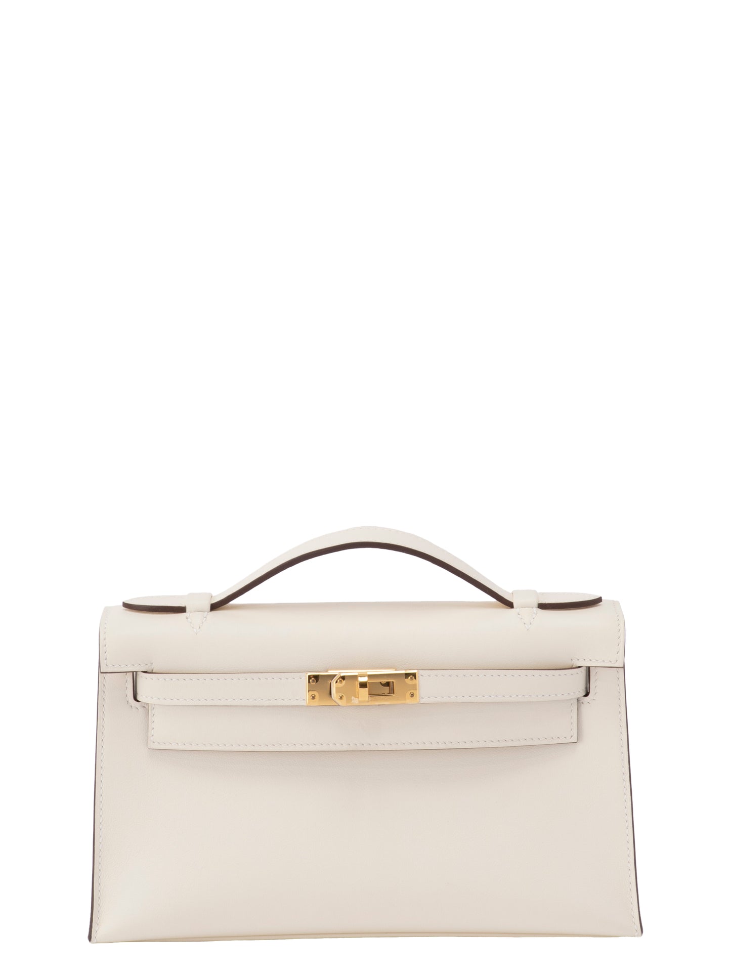 エルメス ポシェットケリー ハンドバッグ W刻:2024年 スイフト ナタ ゴールド金具