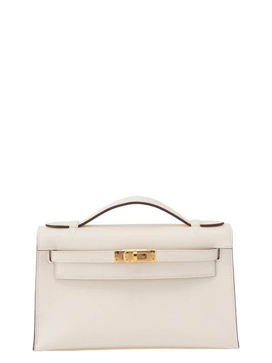 エルメス ポシェットケリー ハンドバッグ W刻:2024年 スイフト ナタ ゴールド金具