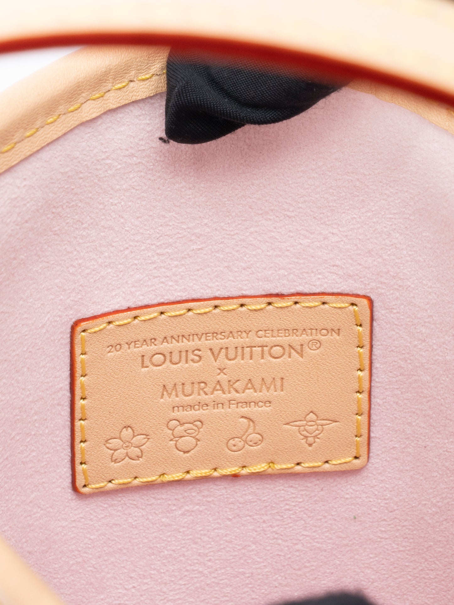 ルイ・ヴィトン  M13417 チェリーブロッサム ナノ バケット ハンドバッグ ICチップ モノグラムキャンバス ブラウン ゴールド金具