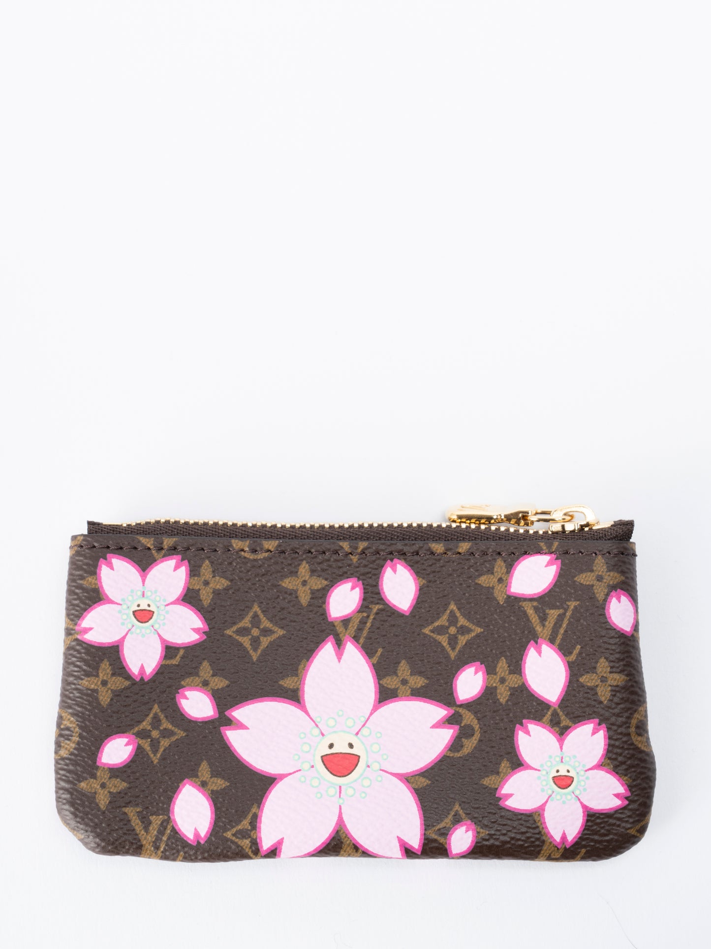 ルイ・ヴィトン  M13417 チェリーブロッサム ナノ バケット ハンドバッグ ICチップ モノグラムキャンバス ブラウン ゴールド金具