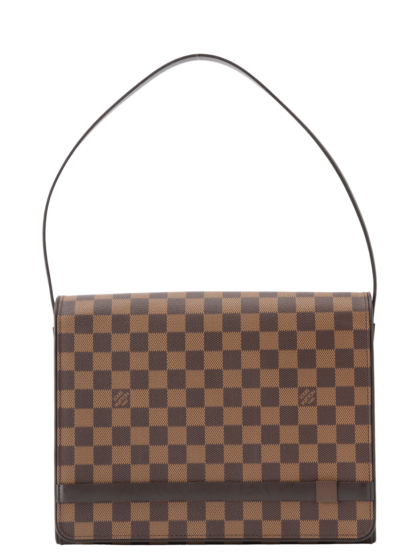 ルイ・ヴィトン N51161 トライベッカ ロン ショルダーバッグ  ダミエキャンバス ブラウン ゴールド金具