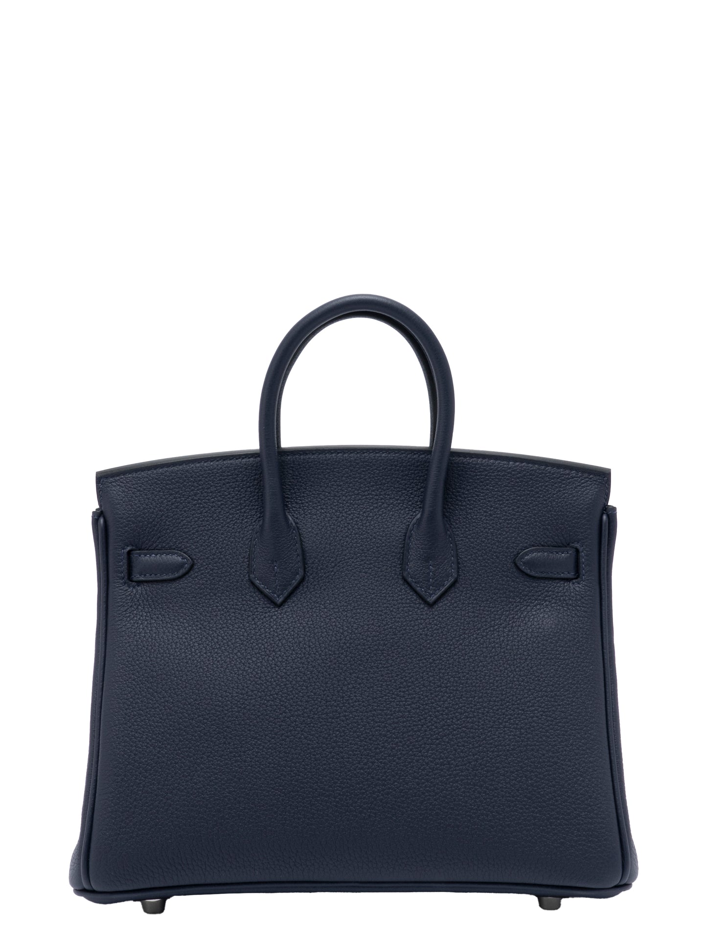 エルメス バーキン25 ハンドバッグ K刻:2025年 トゴ ブルーニュイ シルバー金具 新品