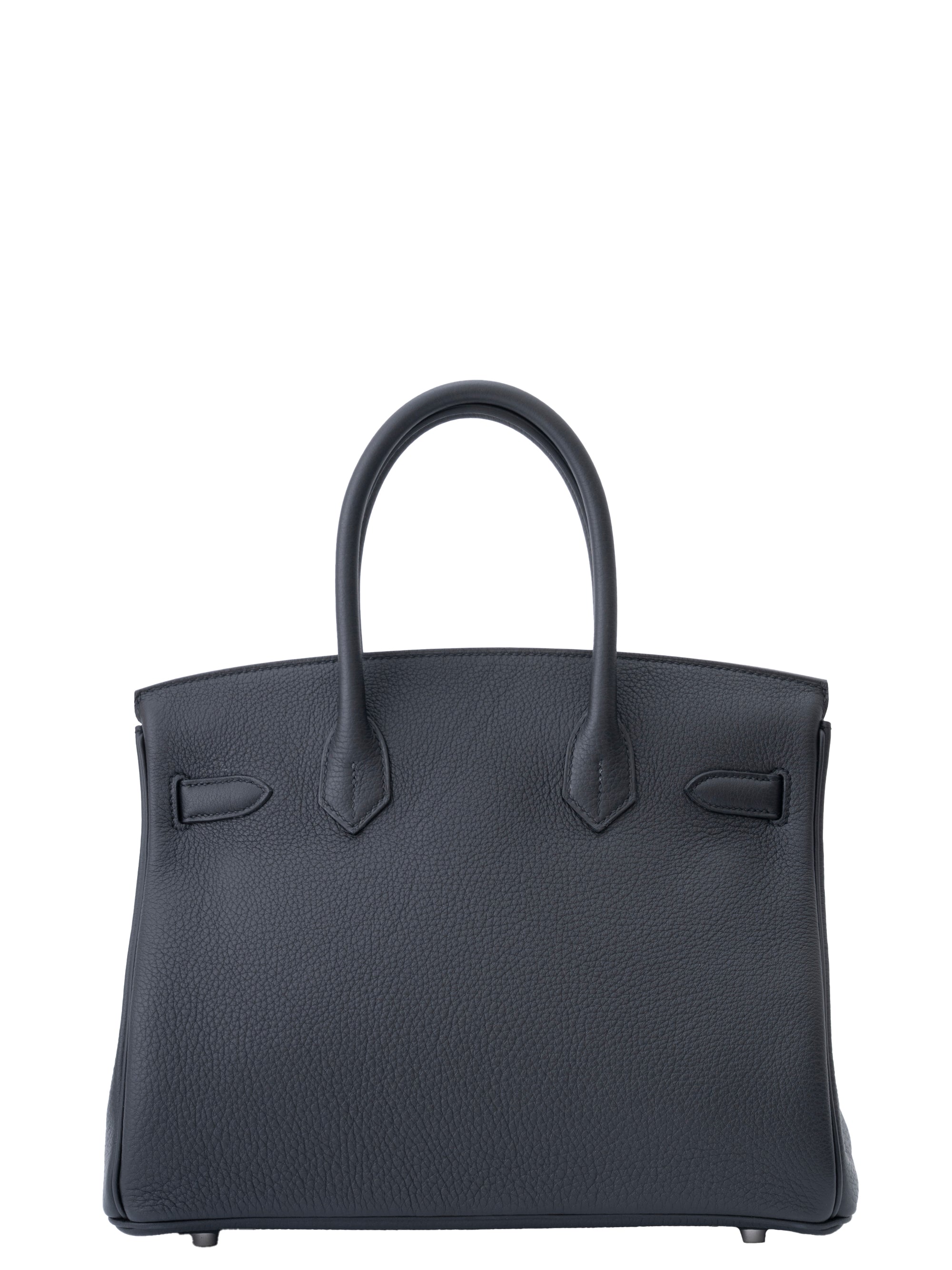 Hermès Birkin 30 Handbag, Stamp K: 2025, Togo, Black 89, Silver Hardware