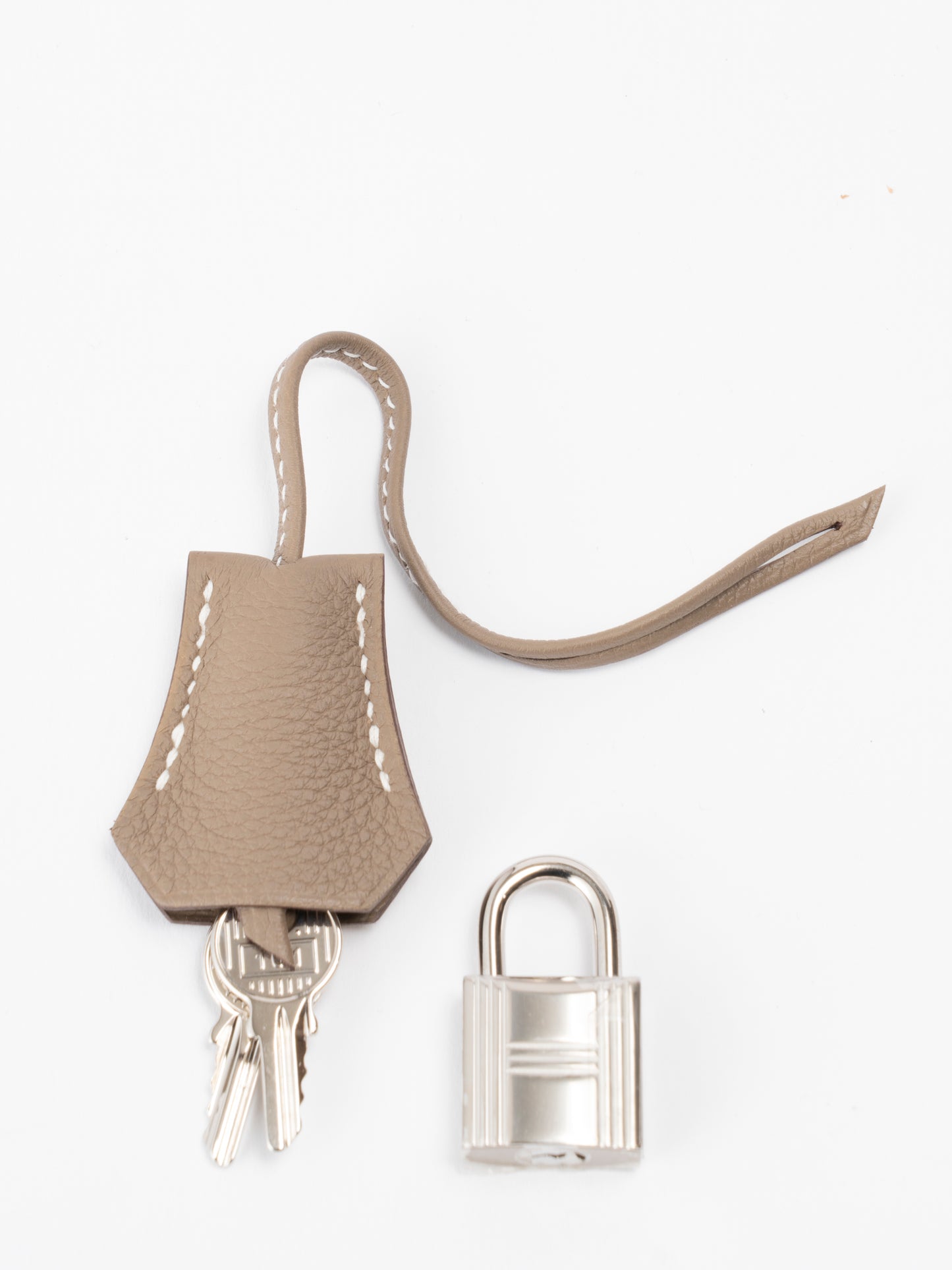 エルメス バーキン25 ハンドバッグ K刻:2025年 トゴ エトゥープ シルバー金具 新品