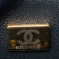 シャネル トップハンドル ミニフラップ シリアルプレート 2WAYショルダーバッグ ラムスキン ブラック ゴールド金具