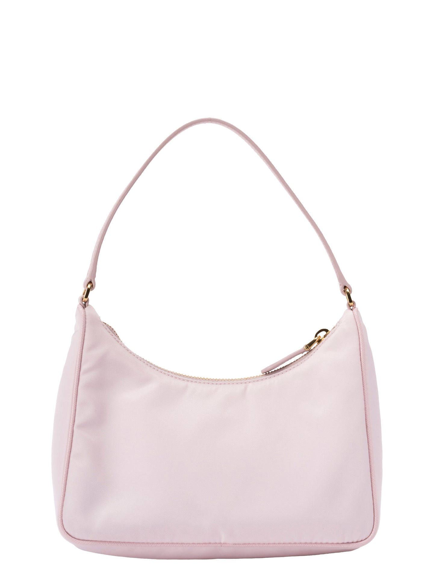 プラダ 2005 Re-Nylon ナイロン ショルダーバッグ ピンク ゴールド金具