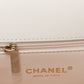 シャネル マトラッセ  ココハンドル29 シリアルプレート チェーンショルダーバッグ バッグ キャビアスキン ホワイト ゴールド金具 新品