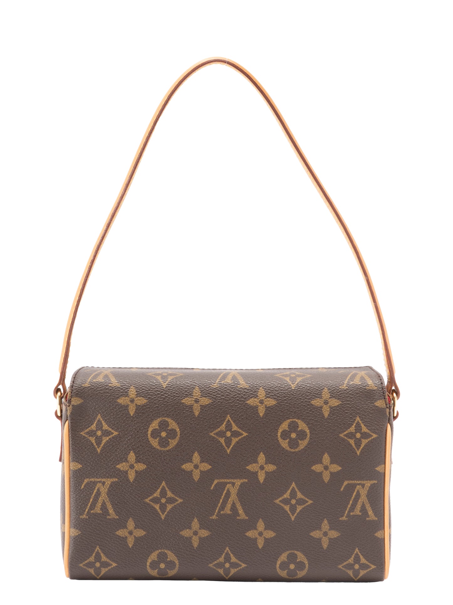 ルイ・ヴィトン M51900 レシタル ハンドバッグ モノグラムキャンバス ブラウン ゴールド金具