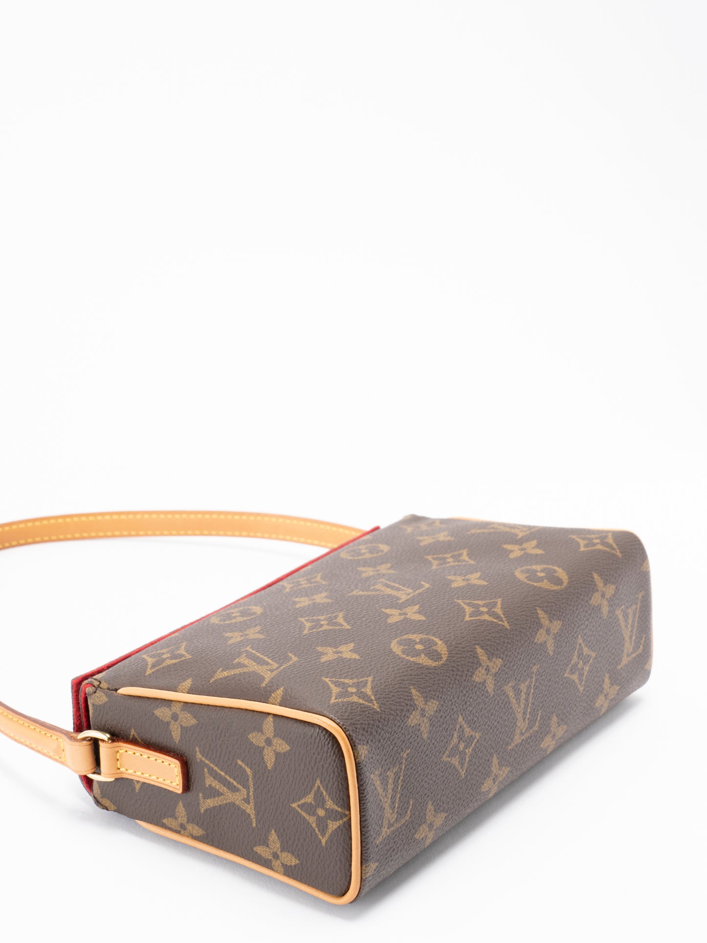 ルイ・ヴィトン M51900 レシタル ハンドバッグ モノグラムキャンバス ブラウン ゴールド金具