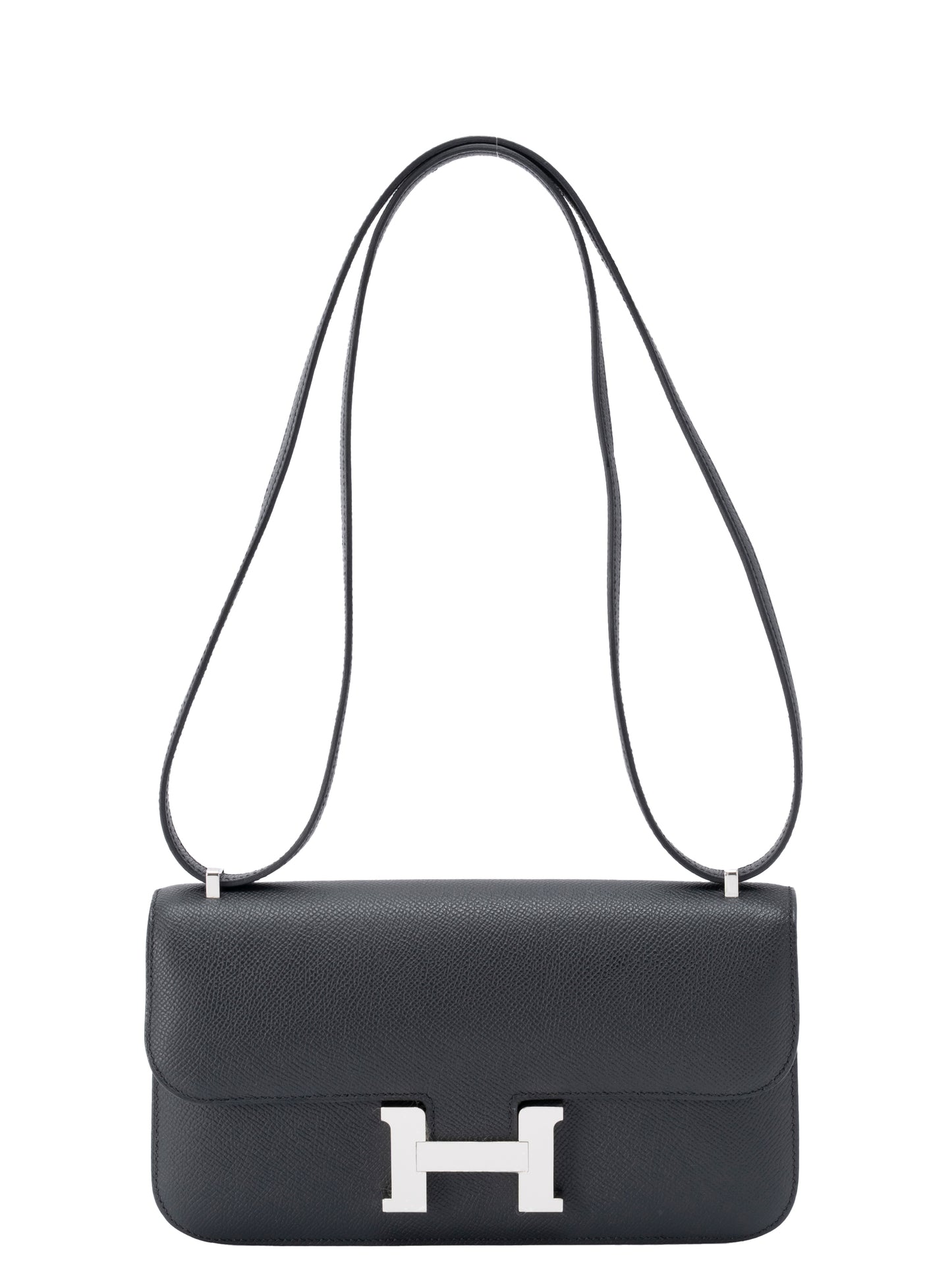 エルメス コンスタンスエラン ショルダーバッグ K刻:2025年 エプソン ブラック シルバー金具 新品