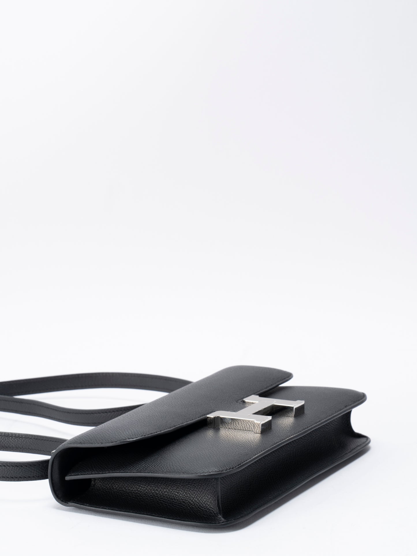 エルメス コンスタンスエラン ショルダーバッグ K刻:2025年 エプソン ブラック シルバー金具 新品