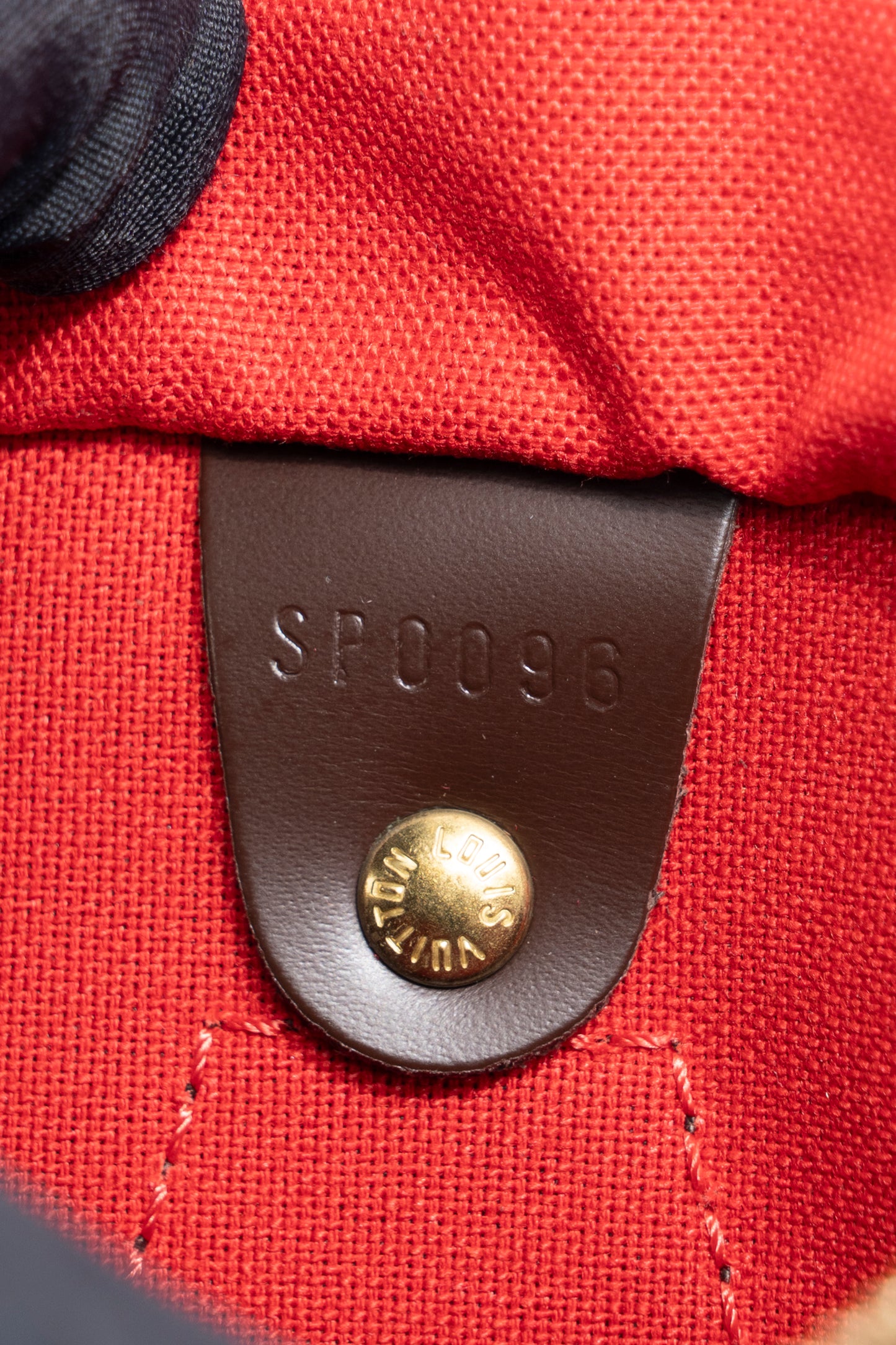 ルイ・ヴィトン N41365 スピーディ25  ハンドバッグ  ダミエキャンバス ブラウン ゴールド金具