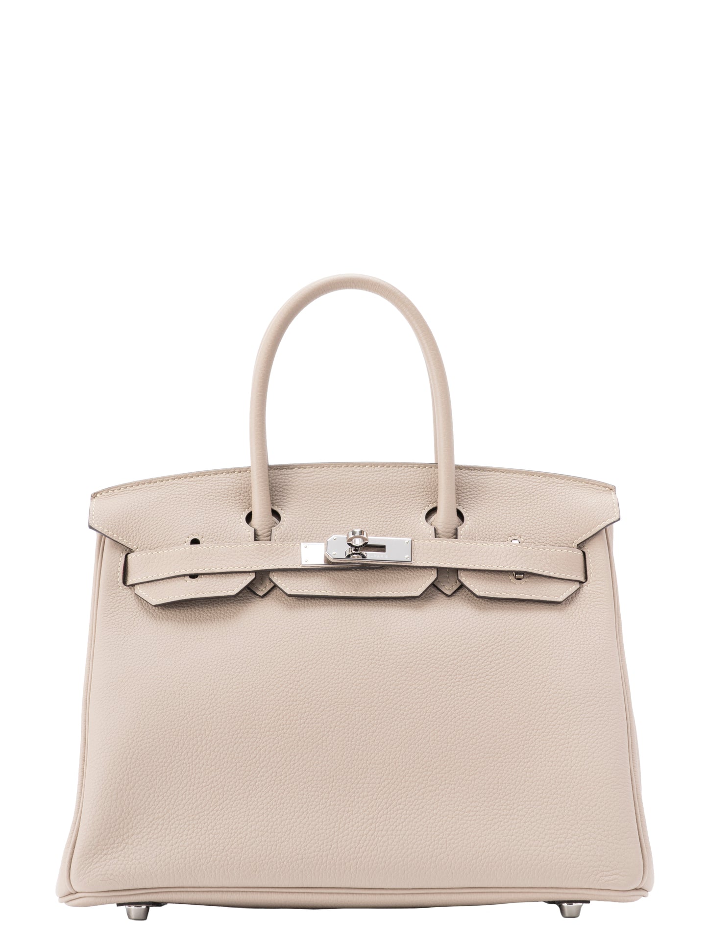 エルメス バーキン30 ハンドバッグ T刻:2015年 トゴ  トルティエールグレー シルバー金具