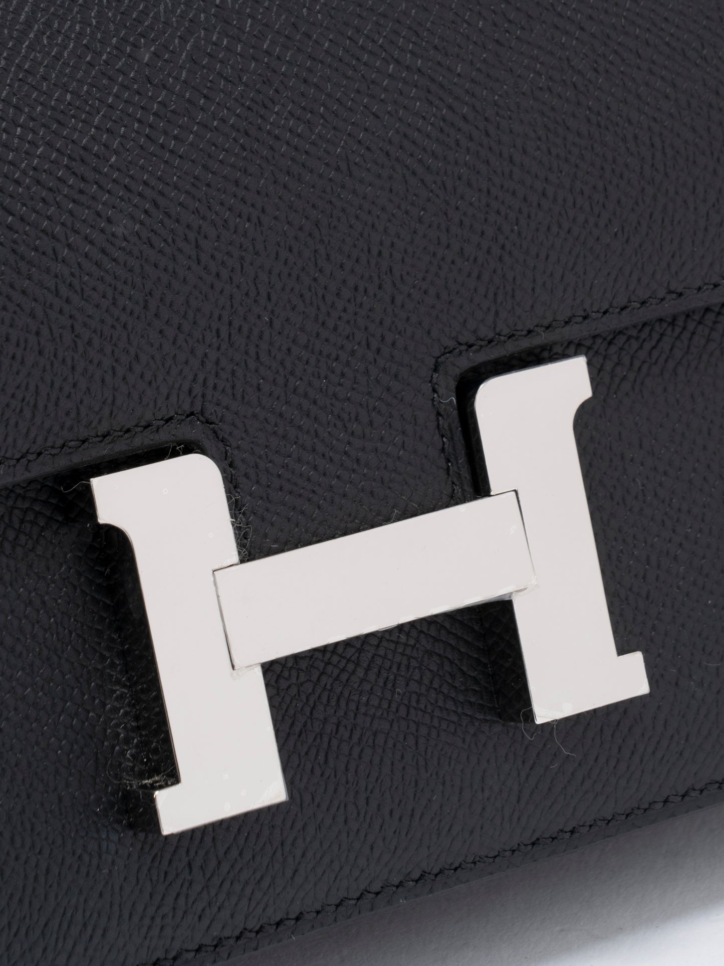 エルメス コンスタンスエラン ショルダーバッグ K刻:2025年 エプソン ブラック シルバー金具 新品