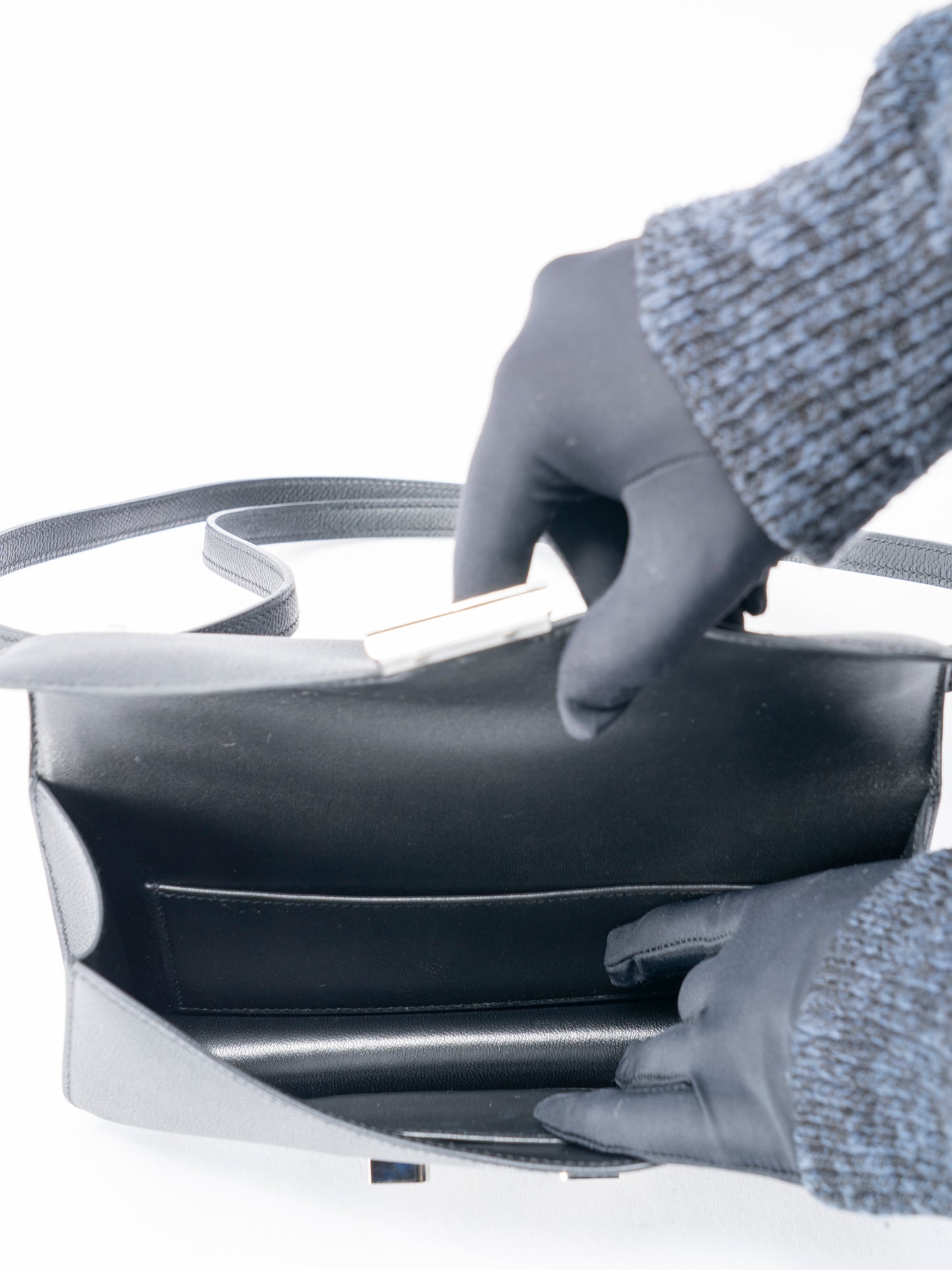 エルメス コンスタンスエラン ショルダーバッグ K刻:2025年 エプソン ブラック シルバー金具 新品