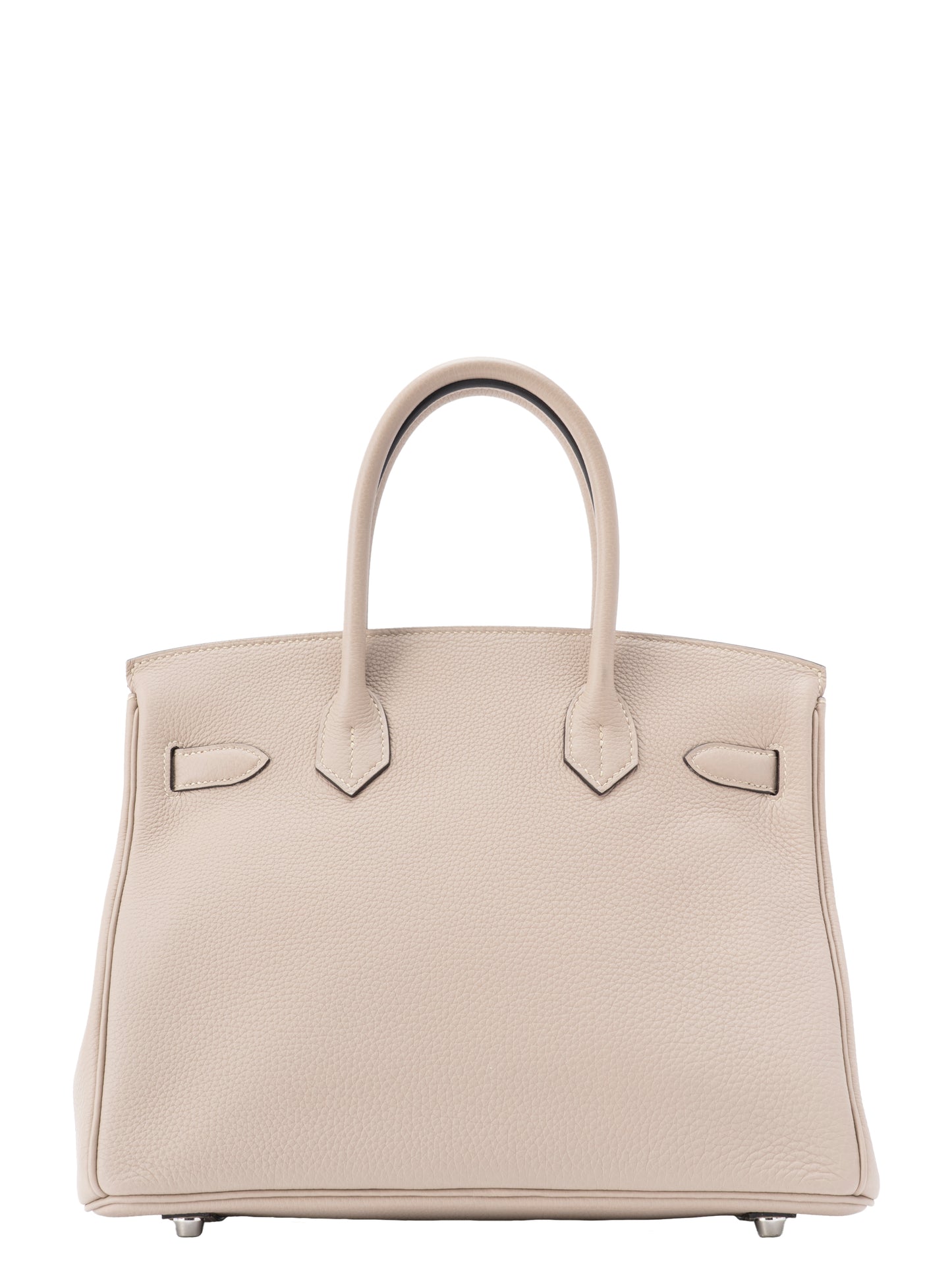 エルメス バーキン30 ハンドバッグ T刻:2015年 トゴ  トルティエールグレー シルバー金具