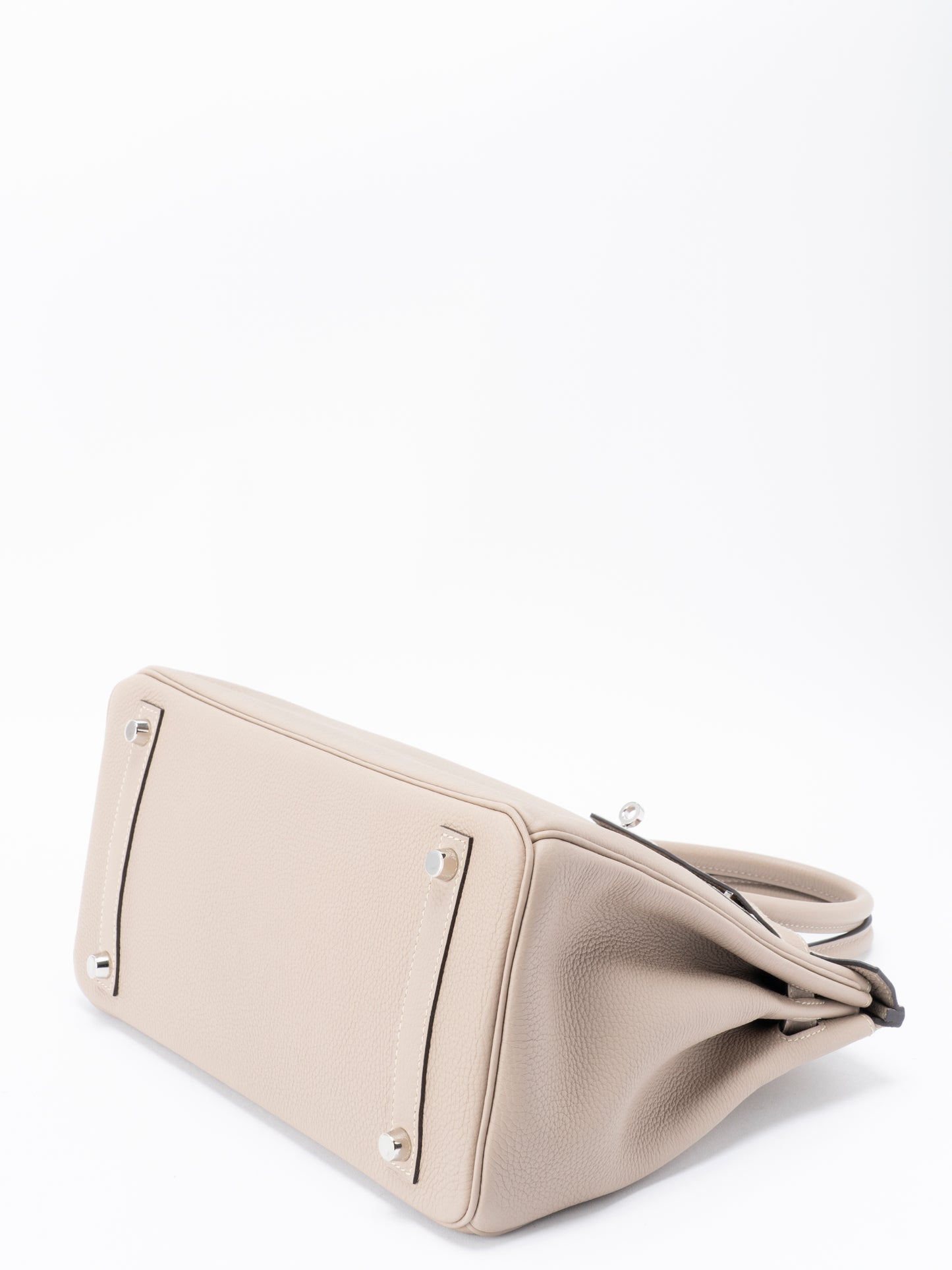 エルメス バーキン30 ハンドバッグ T刻:2015年 トゴ  トルティエールグレー シルバー金具