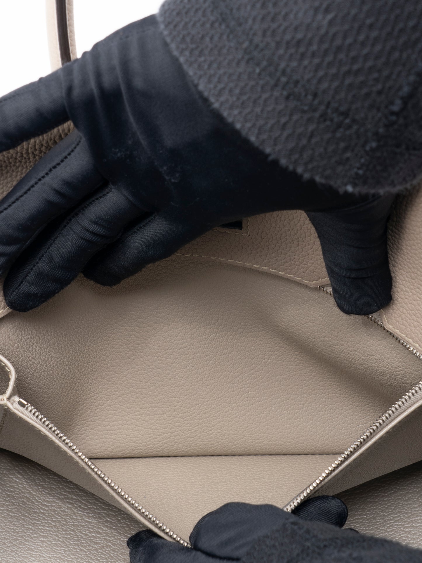 エルメス バーキン30 ハンドバッグ T刻:2015年 トゴ  トルティエールグレー シルバー金具