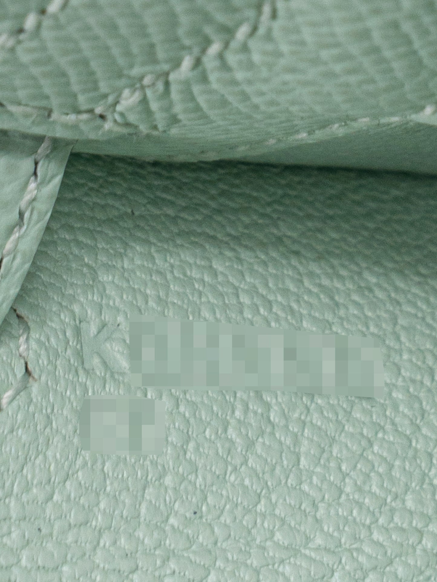 エルメス ケリー25 ハンドバッグ K刻:2025年 エプソン ヴェールペパーミント ゴールド金具 新品