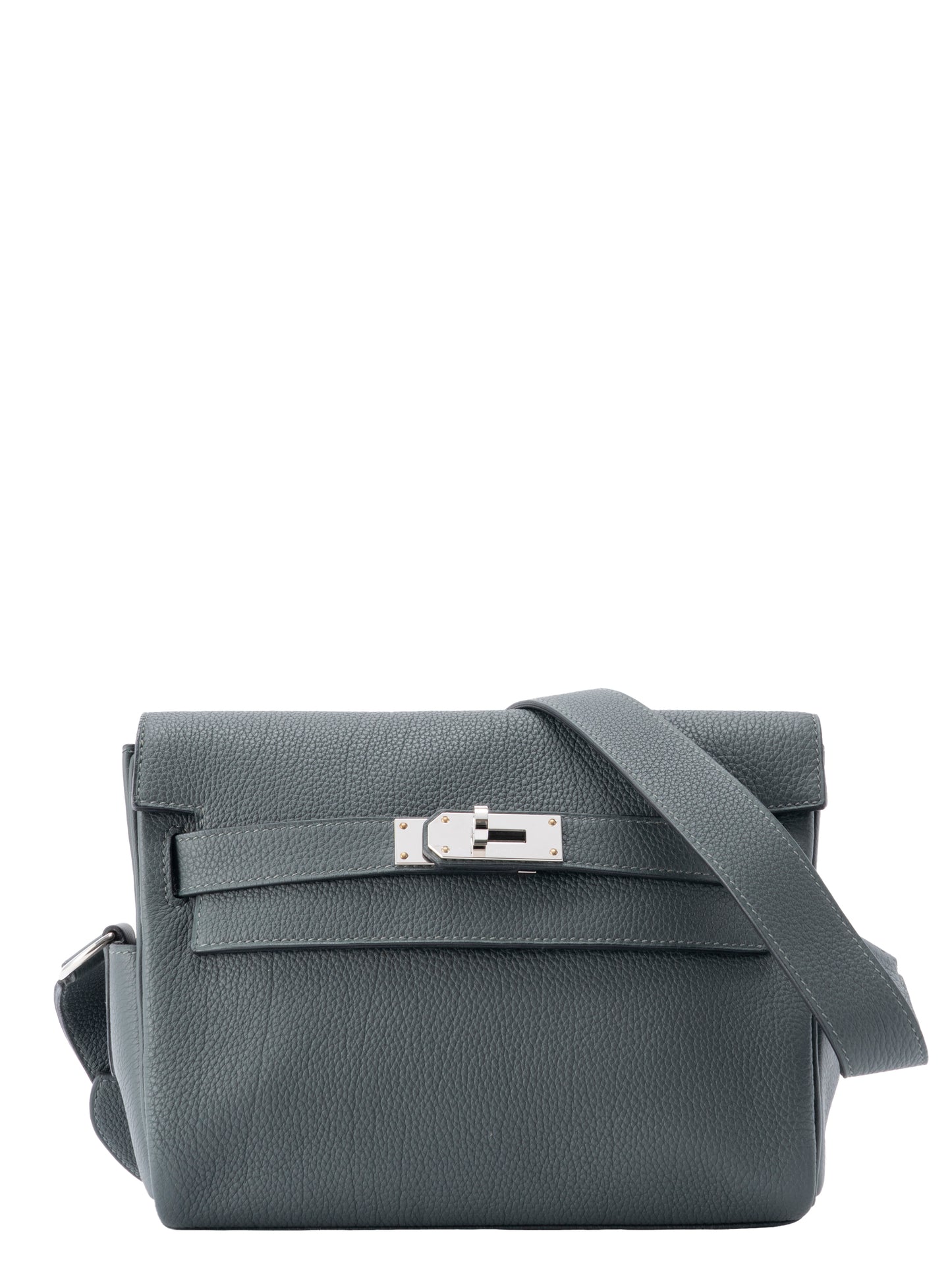 エルメス ケリーメッセンジャーPM ショルダーストラップ K刻:2025年 トゴ ヴェールマングローブ シルバー金具